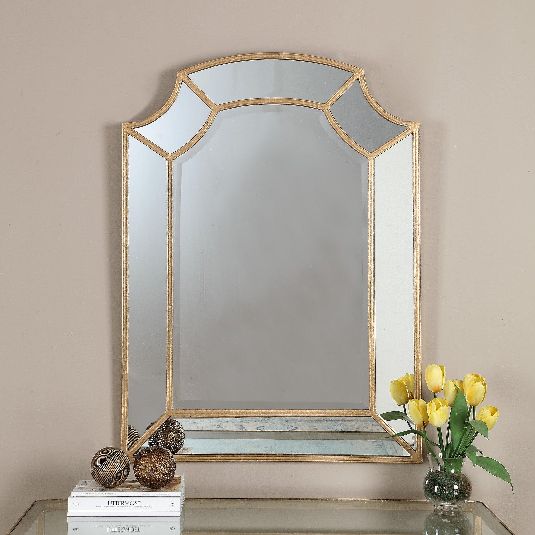 FRANCOLI GOLD ARCH MIRROR - Remutear