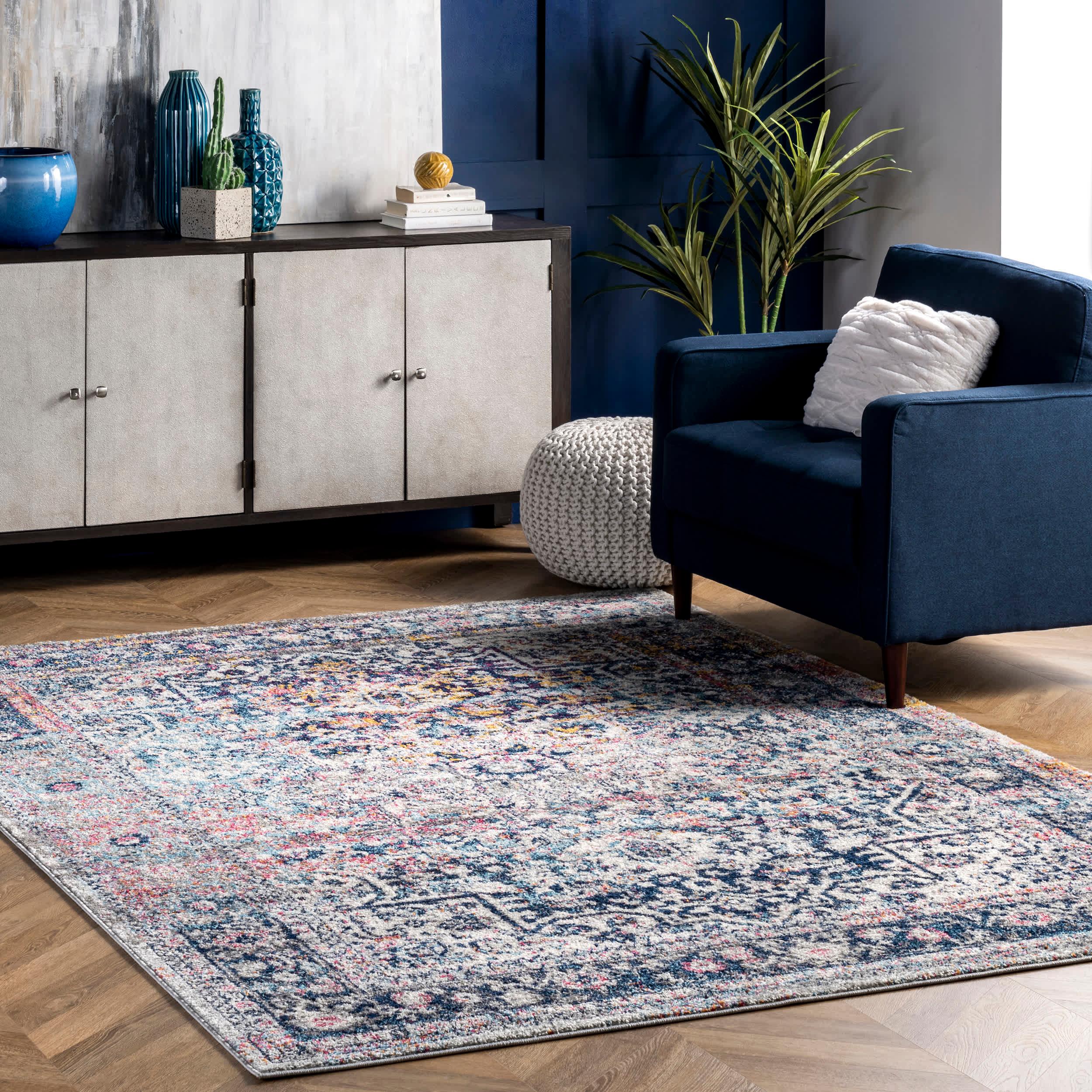 Vintage Lilah Medallion Area Rug - Remutear