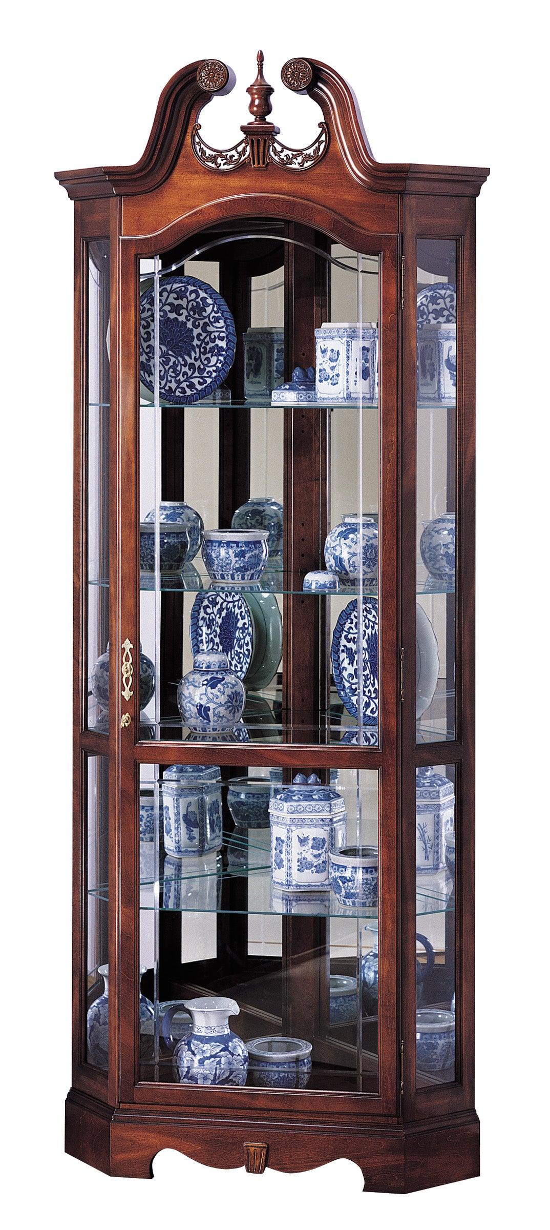 Berkshire Corner Curio Cabinet - Remutear