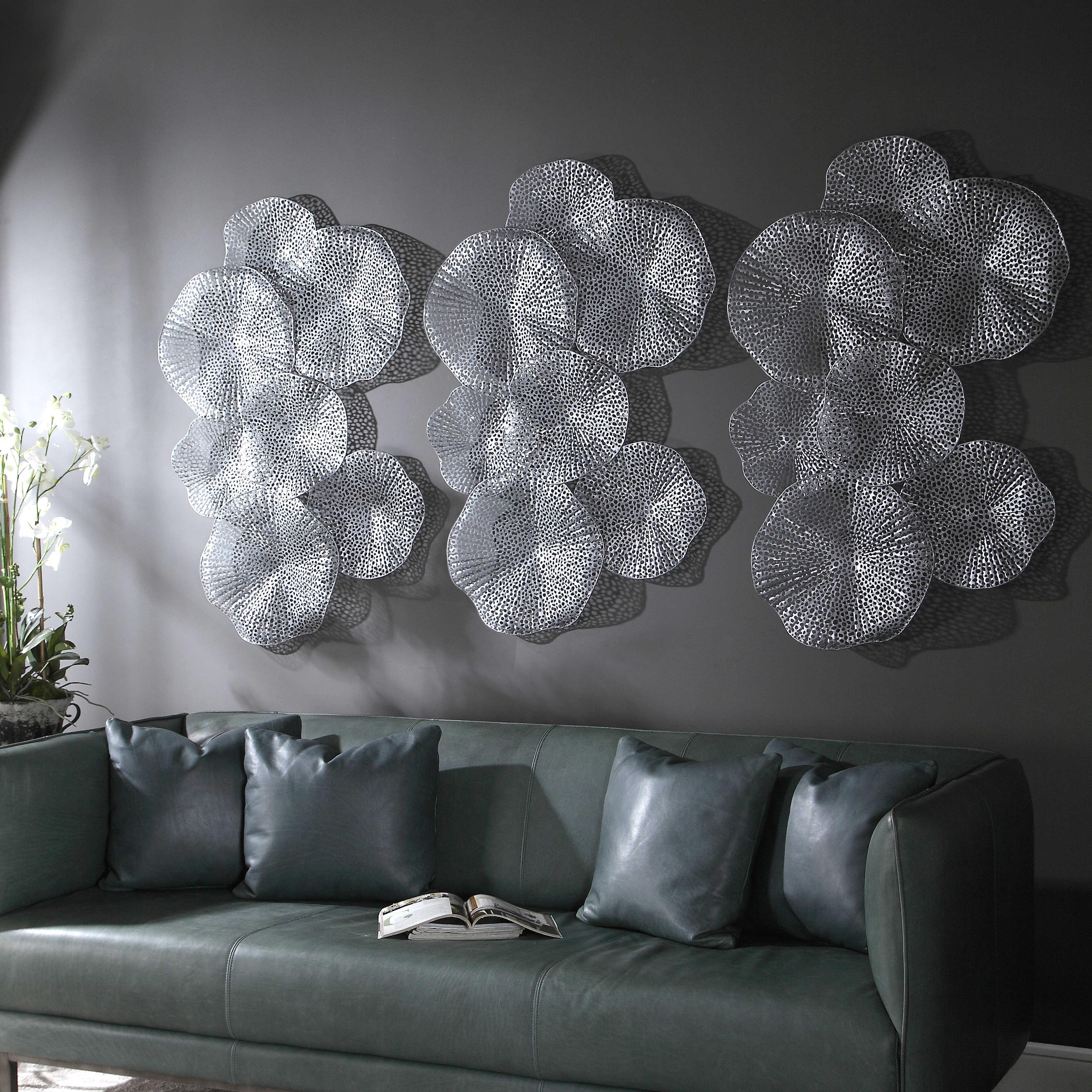 RIPLEY PEWTER METAL WALL ART - Remutear