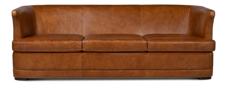 Mcmillan Distilled Leather Sofa - Remutear
