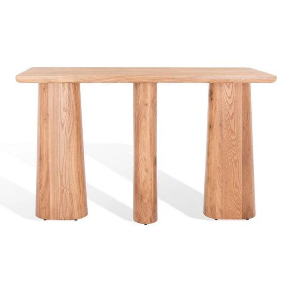 RYLLAE ELM WOOD CONSOLE TABLE - Remutear
