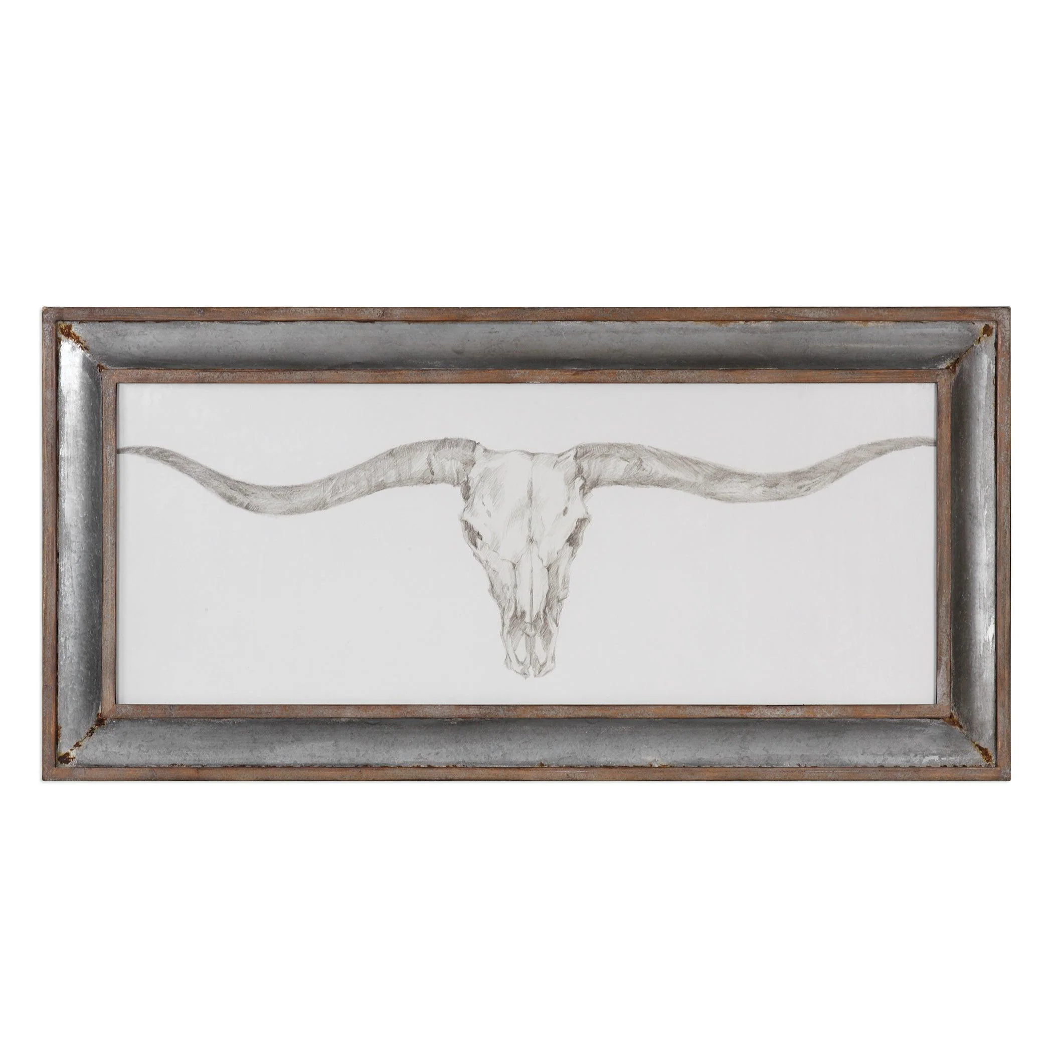 WESTERN SKULL MOUNT PRINT - Remutear