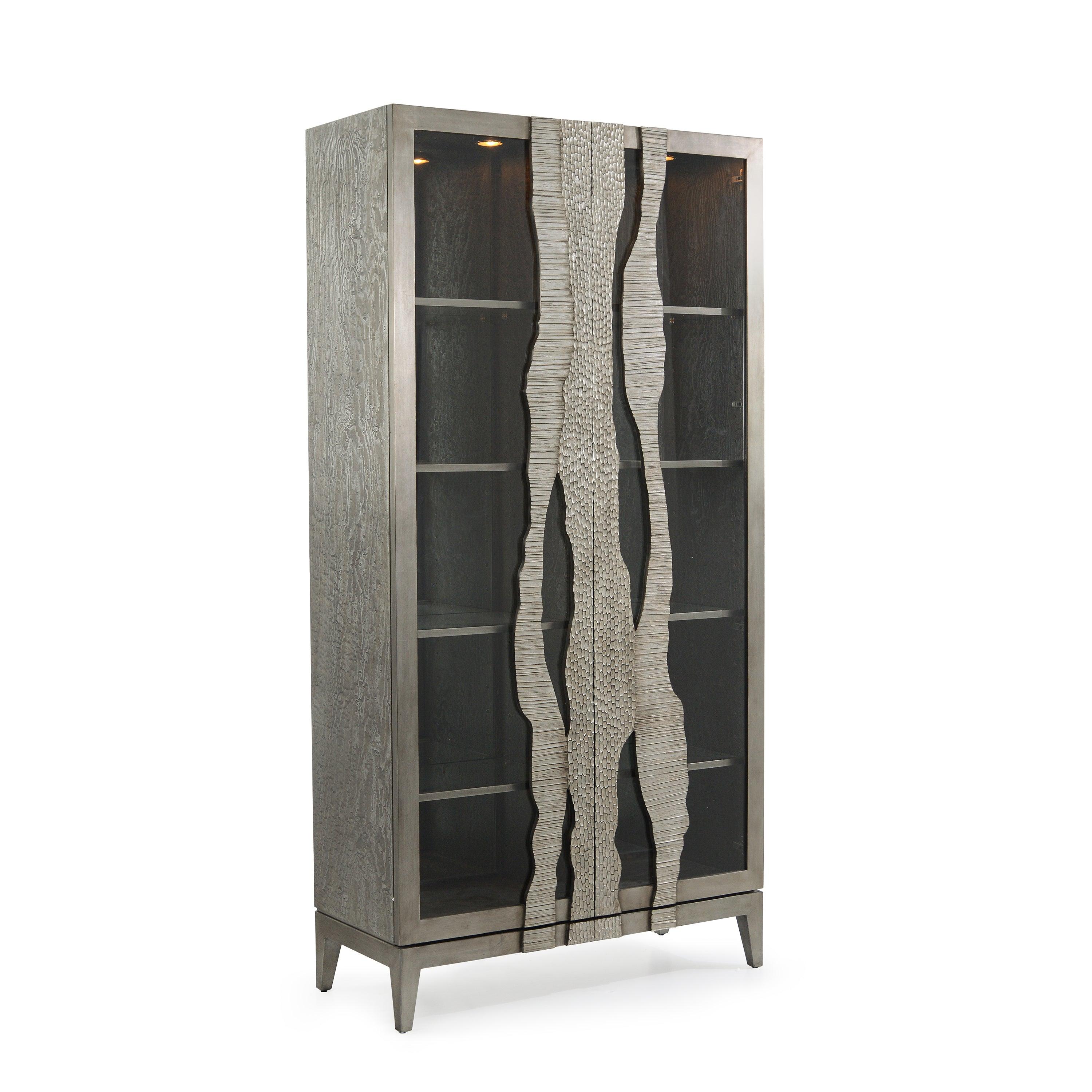 River's Edge Silver Display Cabinet - Remutear