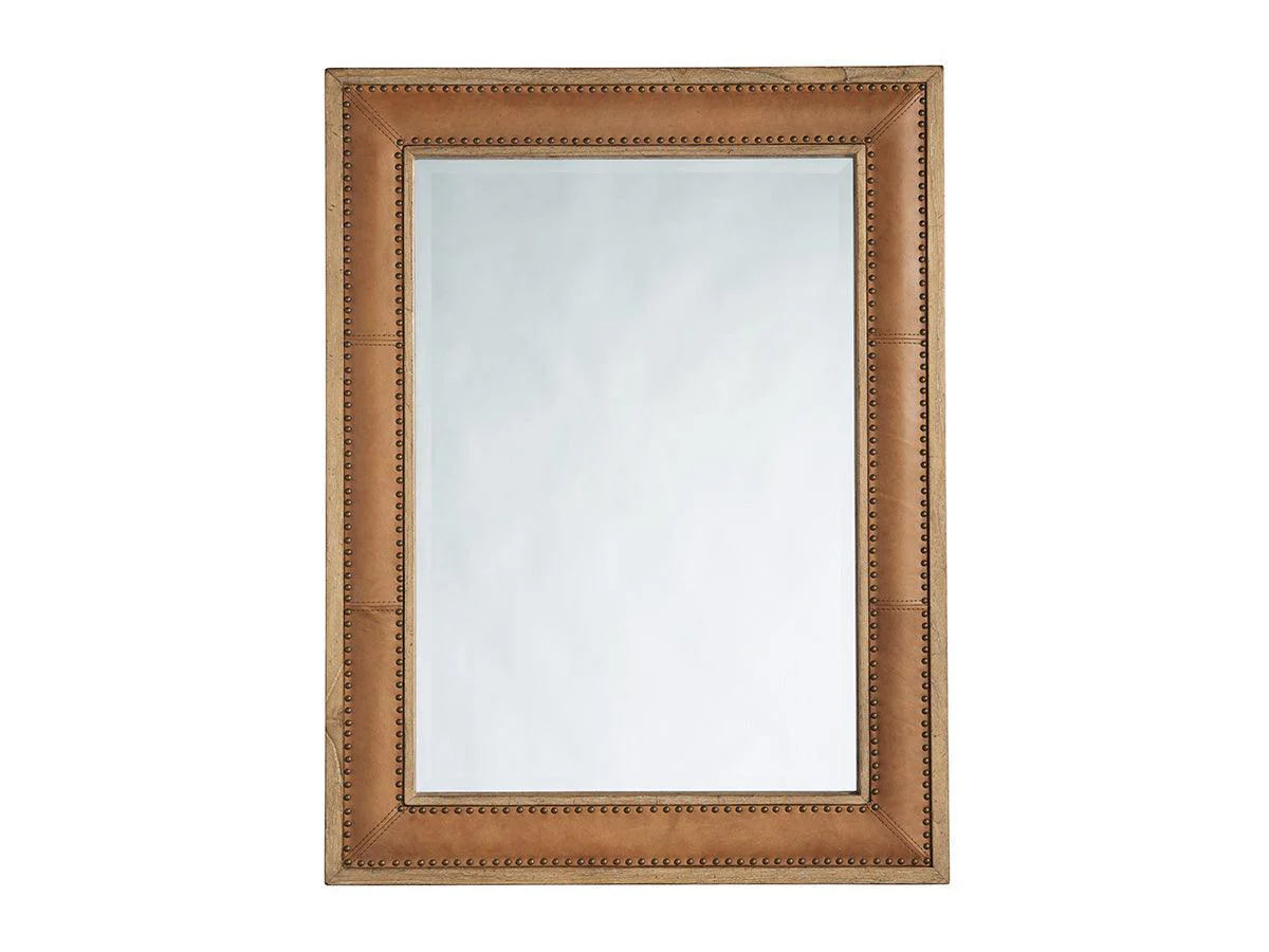 Los Altos Dominica Leather Rectangular Mirror - Remutear