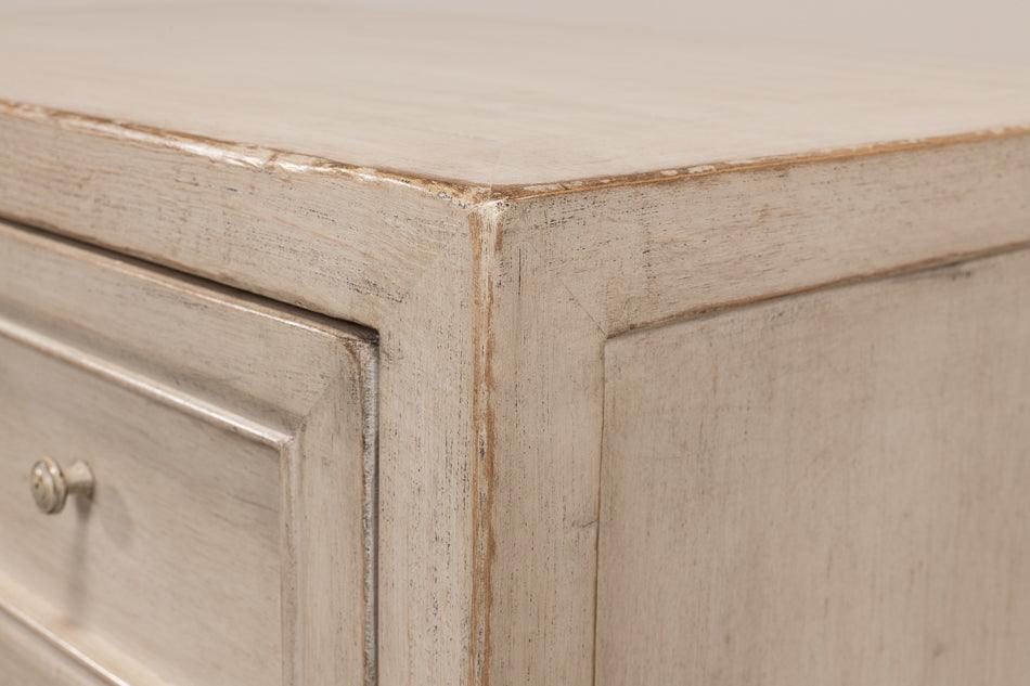 Ezra Three Drawer Commode - Stone Grey - Remutear