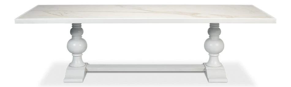 Rectangular Dining Table Cortina White 2 - Remutear