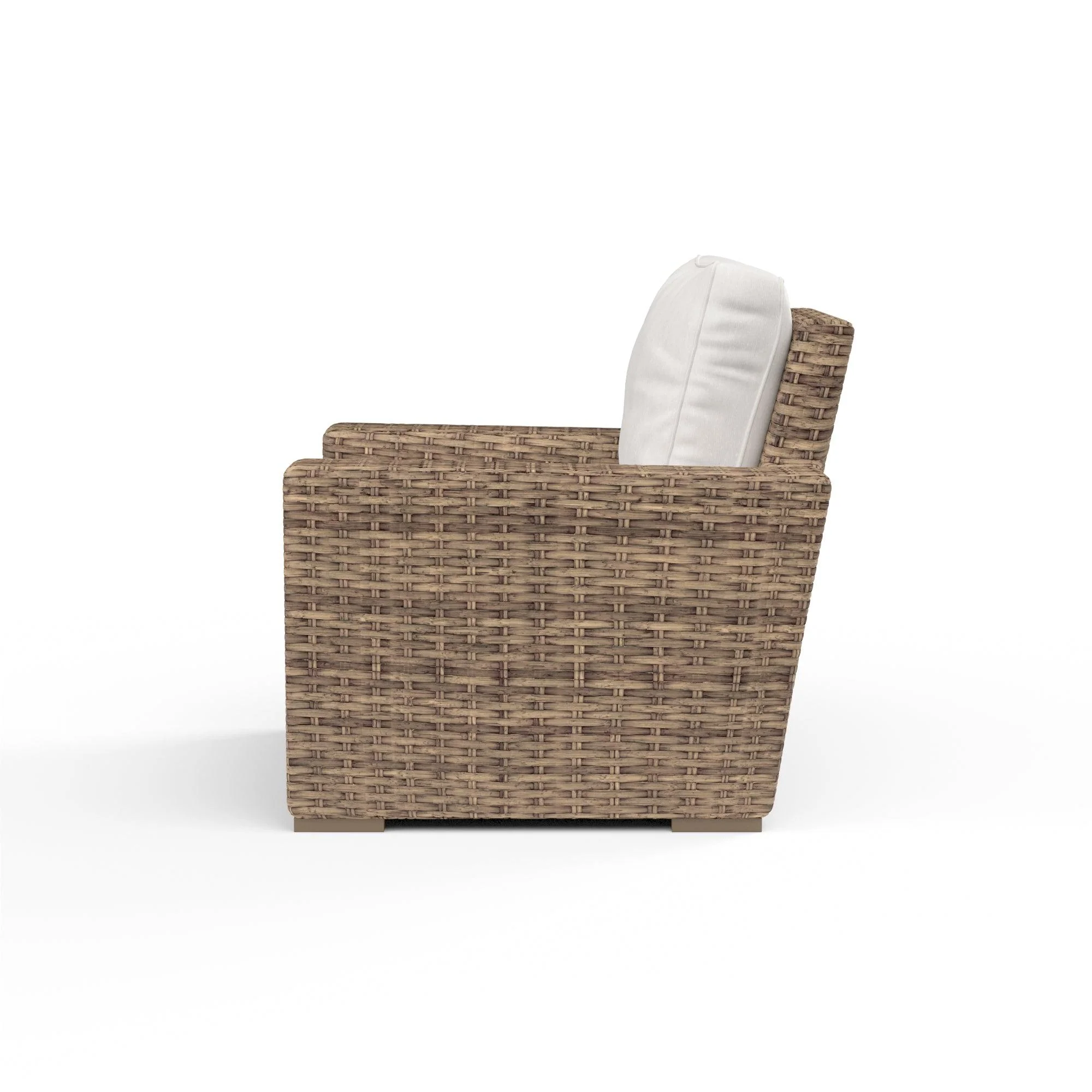 Havana Club Chair in Canvas Flax w/ Self Welt - Remutear