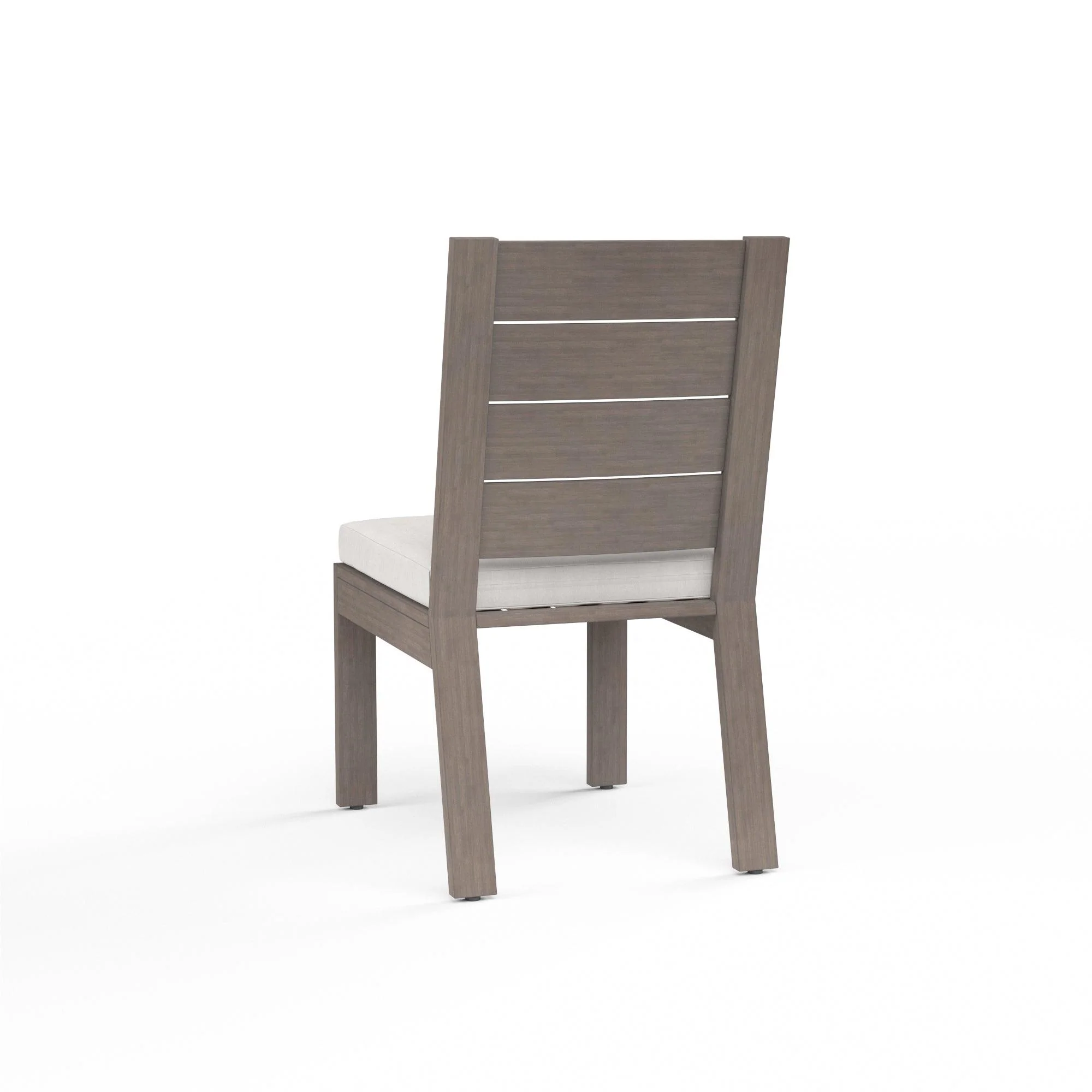 Laguna Armless Dining Chair in Canvas Flax, No Welt - Remutear