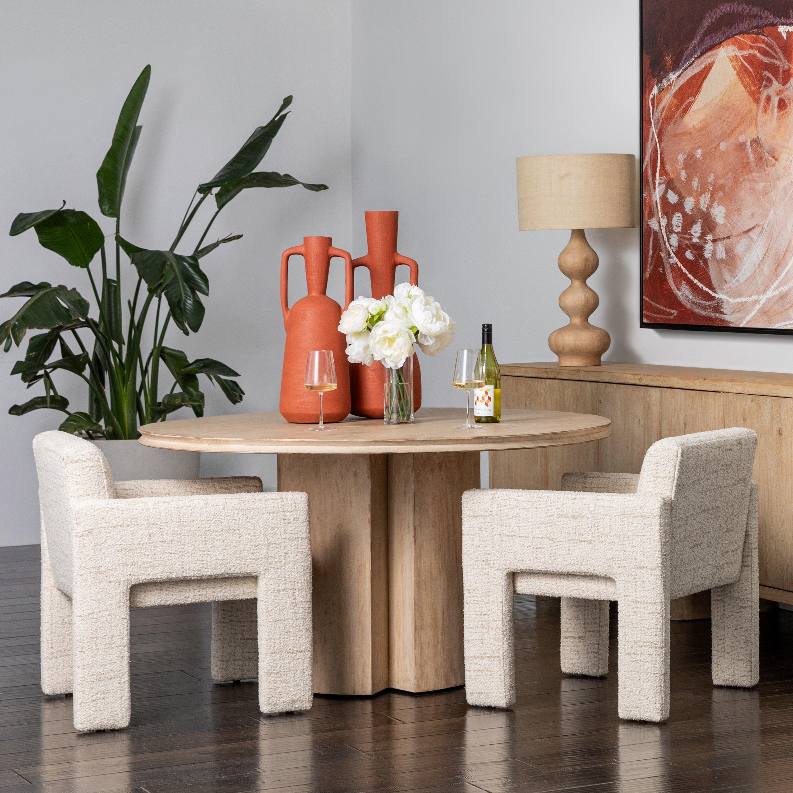 Barnard Dining Chair Cream - Remutear