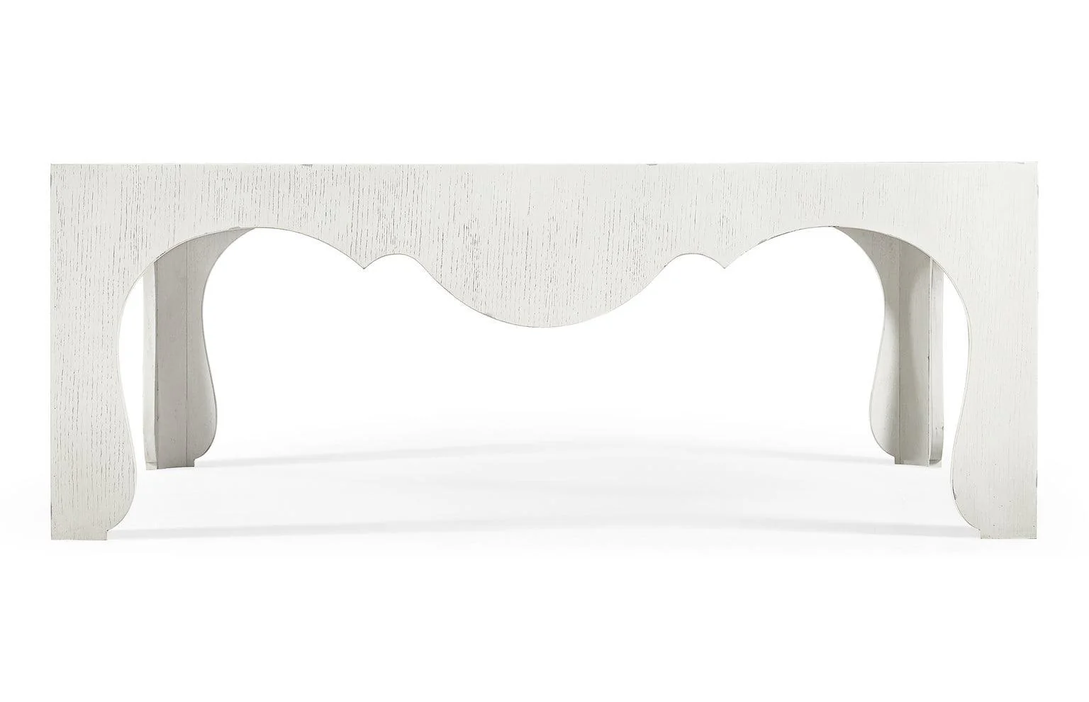 White Asperitas Square Cocktail Table - Remutear
