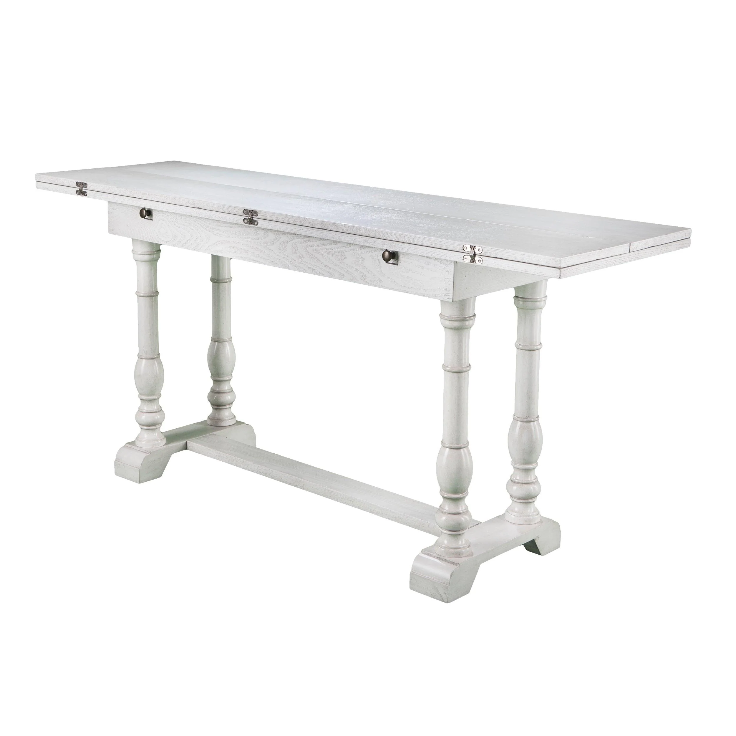 Edenderry Farmhouse Folding Trestle Console to Dining Table - Remutear