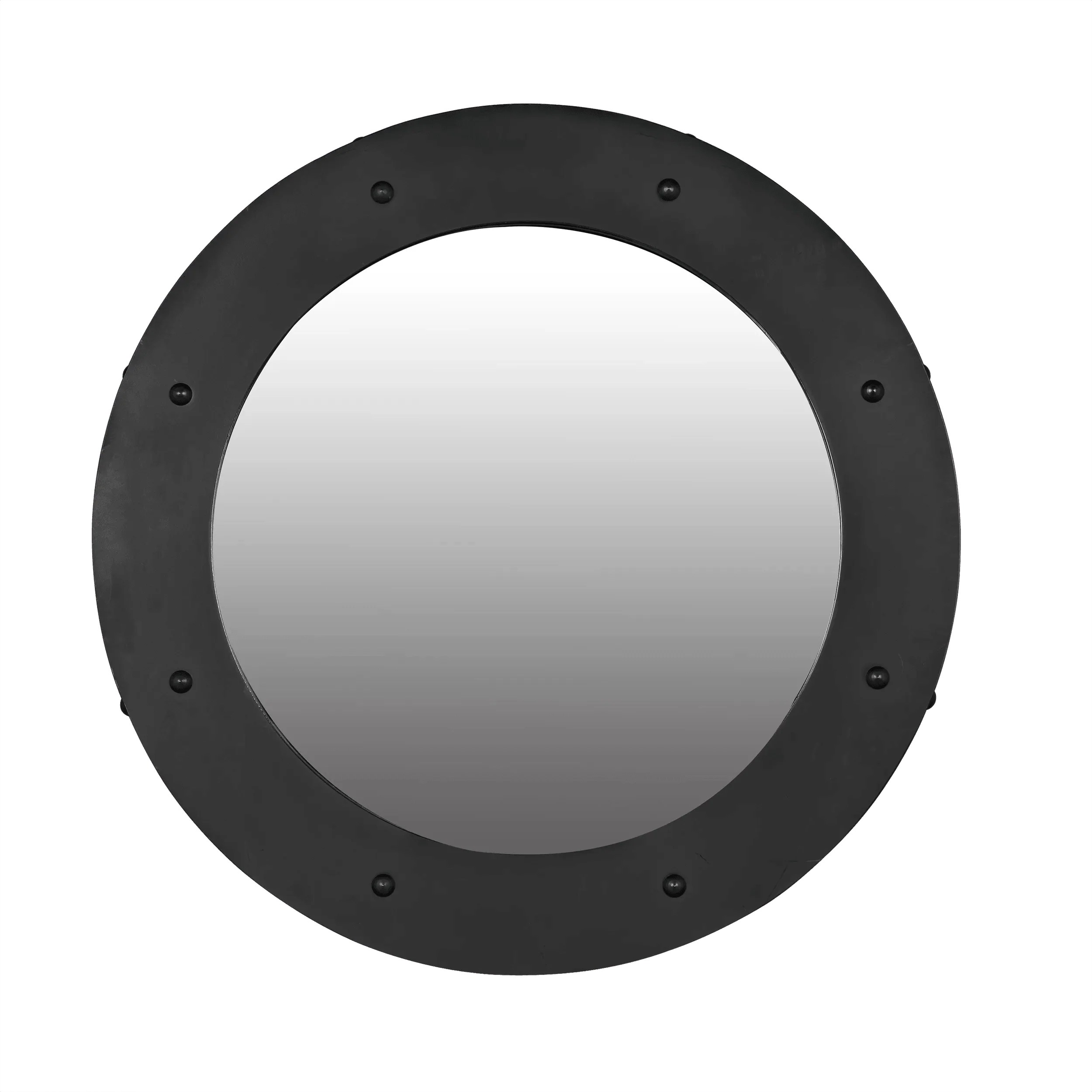Clay Mirror, Large, Black Steel - Remutear