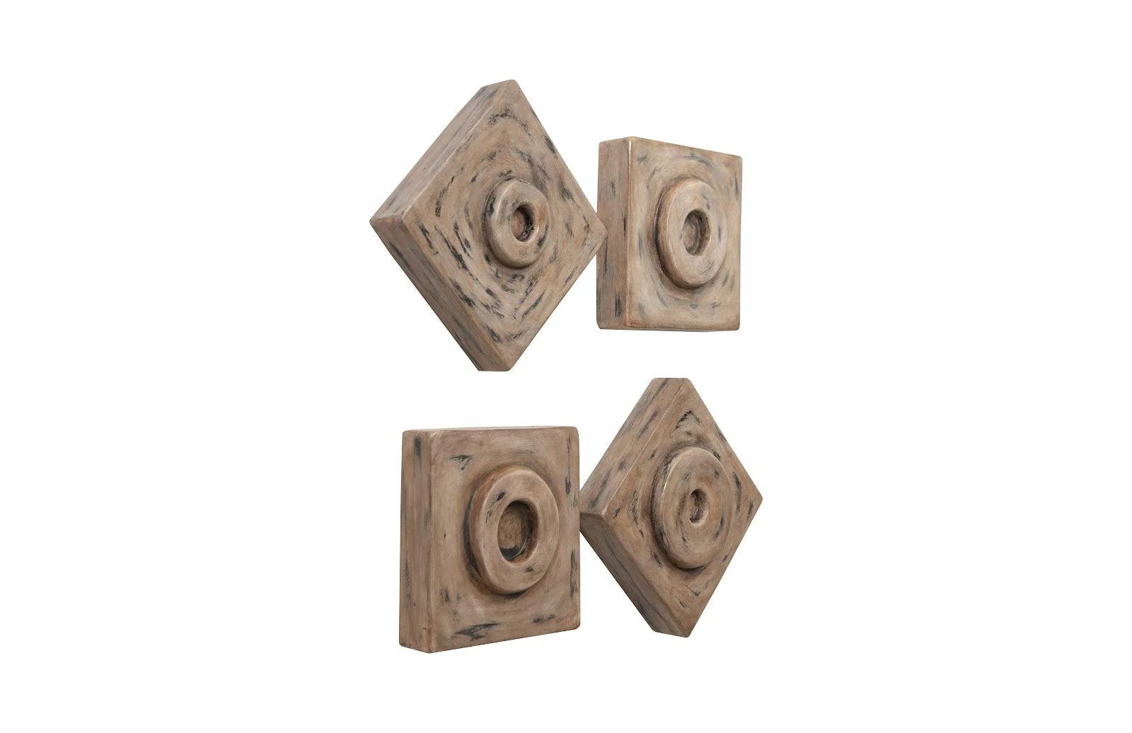 Antique Cuadritos Wall Tiles, Set of 4 - Remutear
