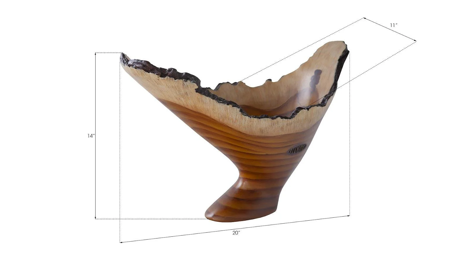 Burled Vase, Faux Bois - Remutear