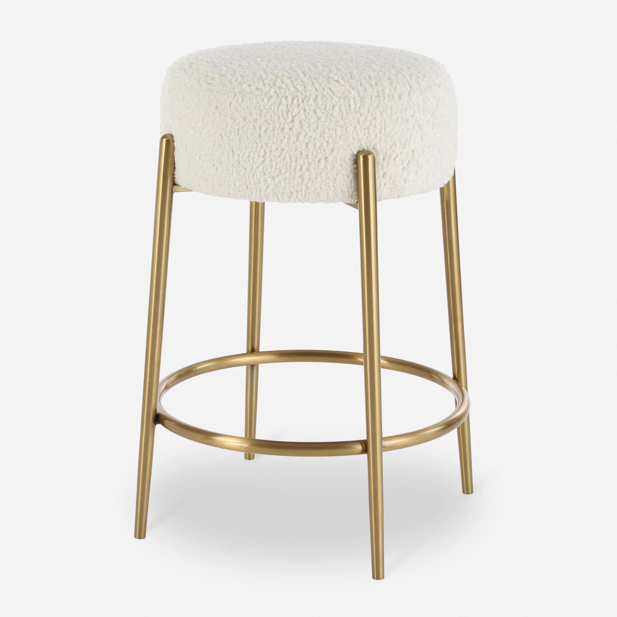 Arles Brass Counter Stool - Remutear