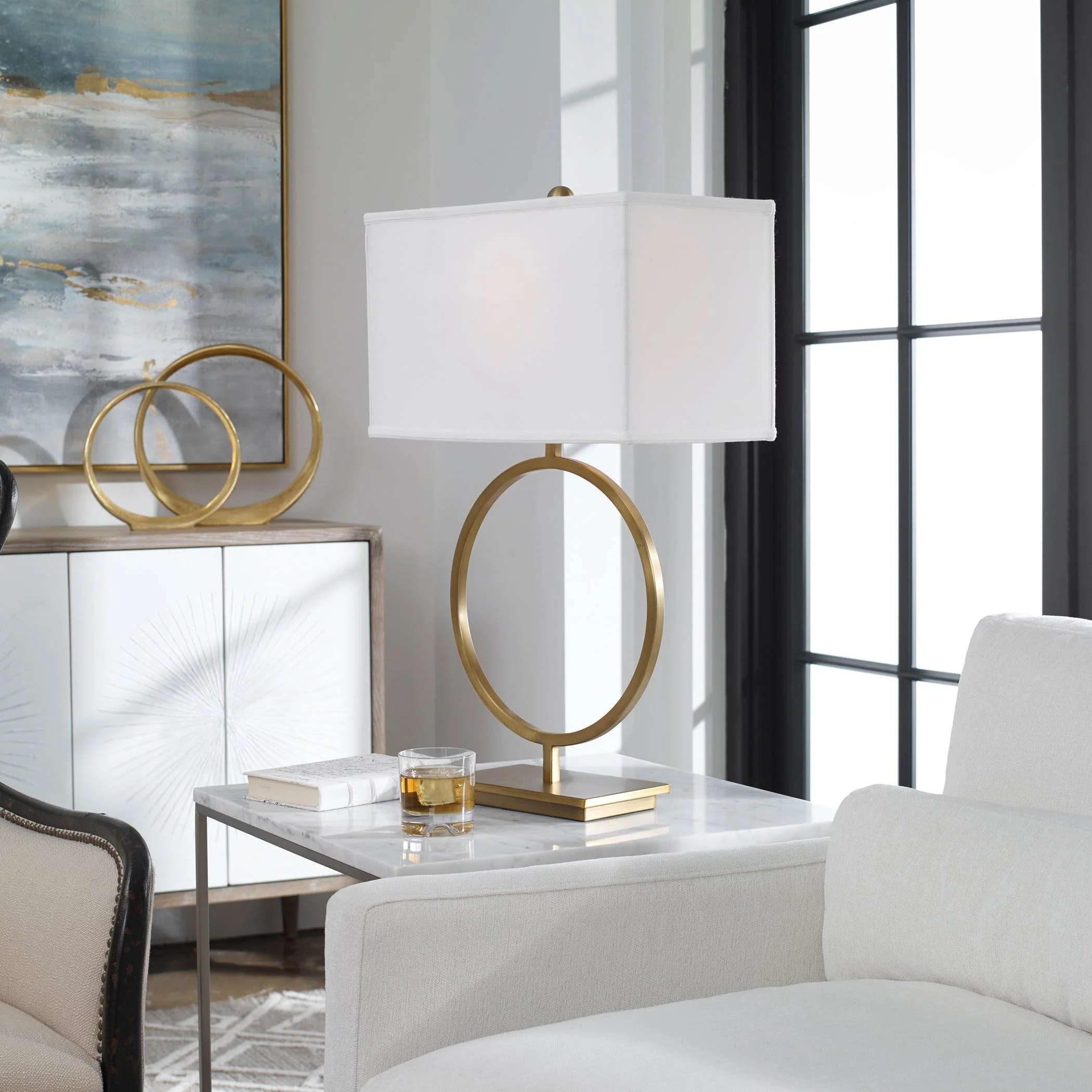 DUARA CIRCLE TABLE LAMP - Remutear