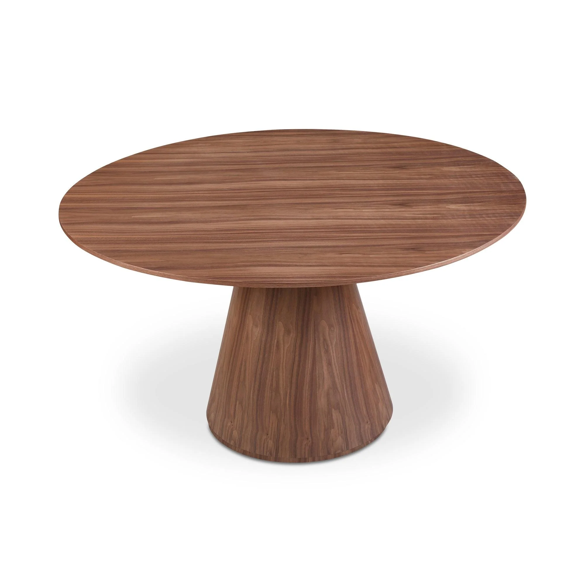 Otago Dining Table 54In Round Walnut - Remutear