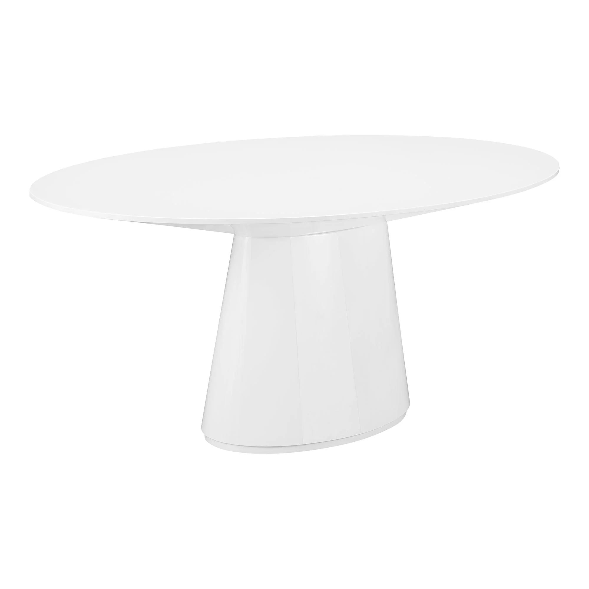 Otago Oval Dining Table White - Remutear