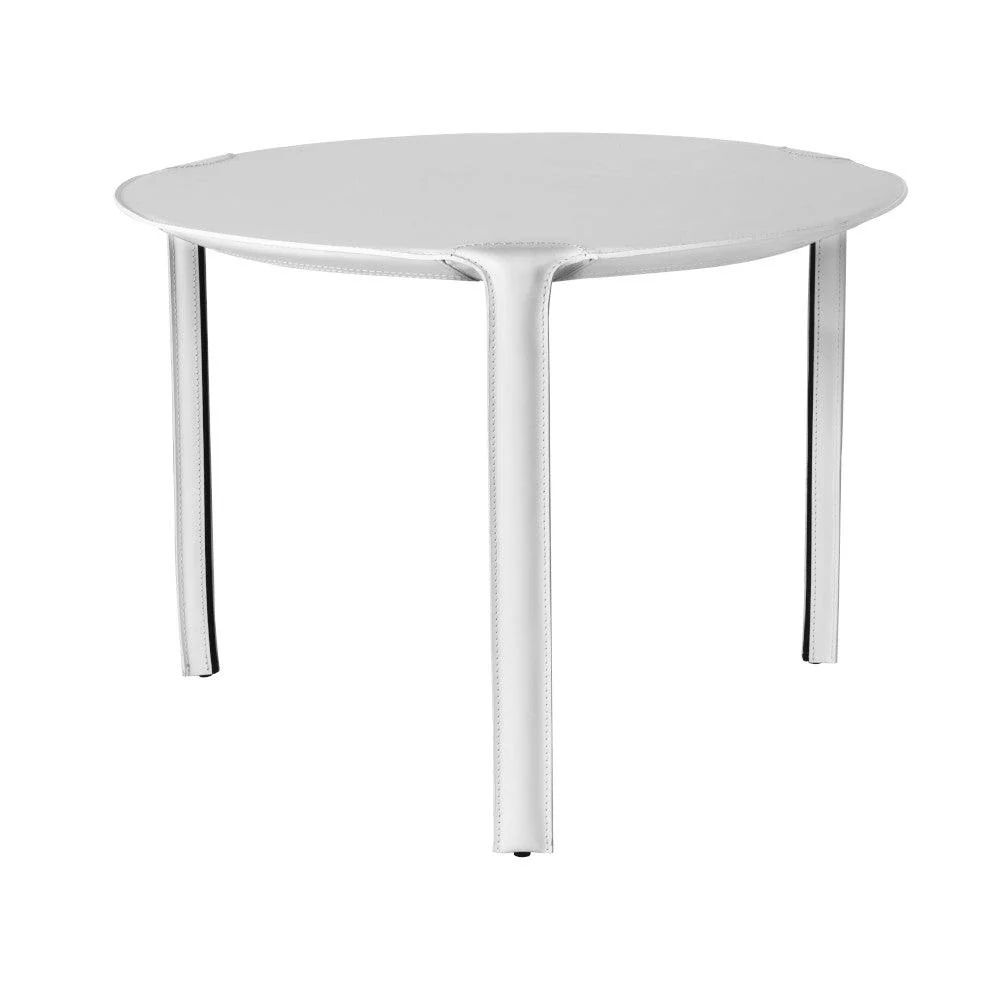 Libro Medium End Table, White - Remutear