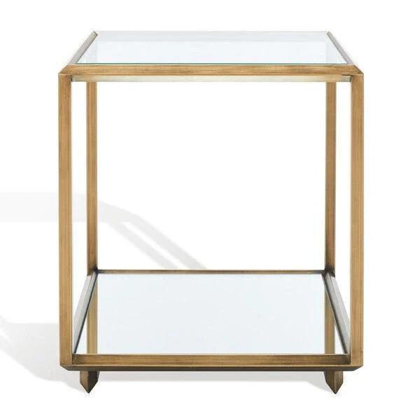 FLORABELLA MIRRORED ACCENT TABLE - Remutear