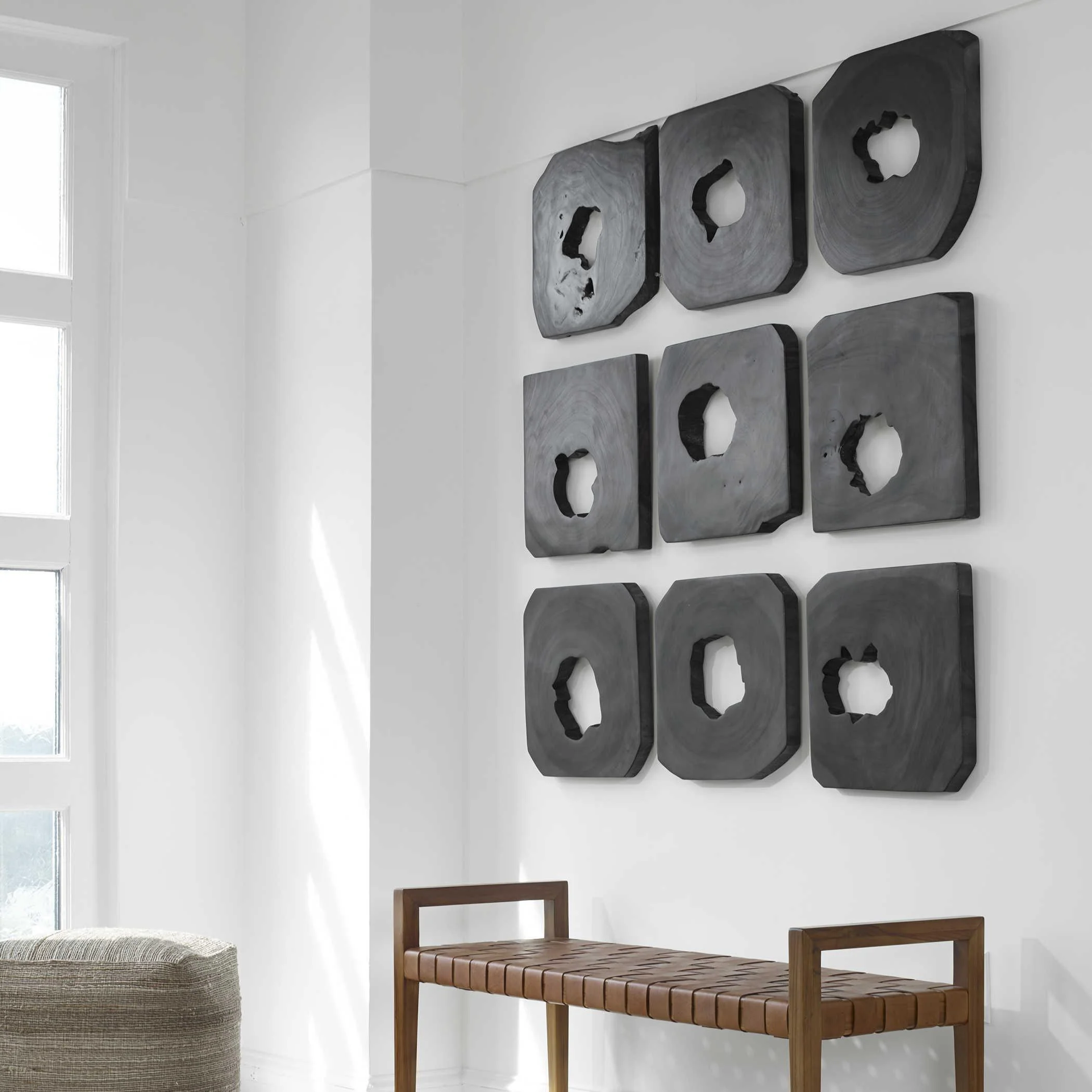 BAHATI WOOD WALL ART, SET OF 9 - Remutear