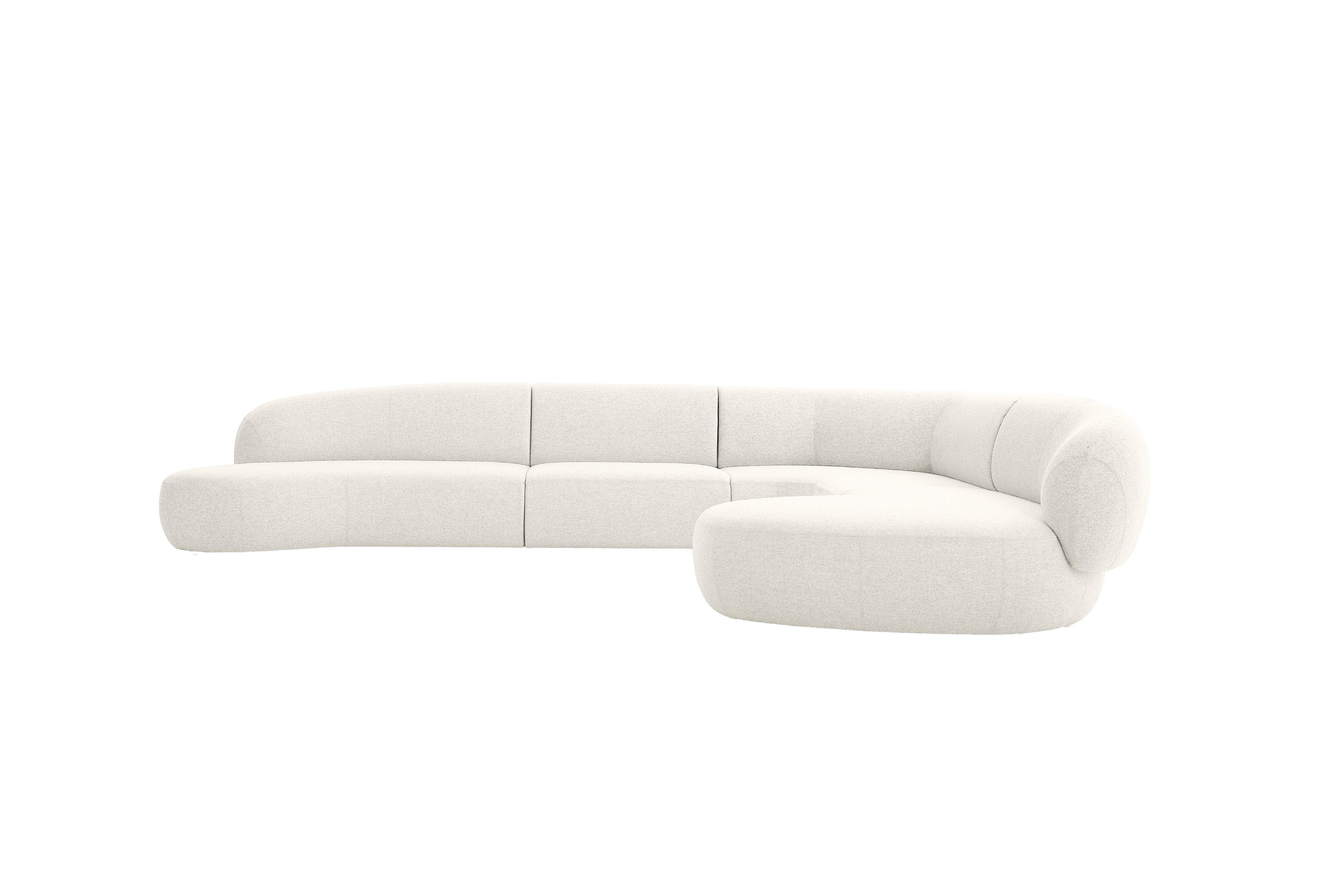 MORITZ Sectional 4-Piece Chaise Facing Right - Remutear