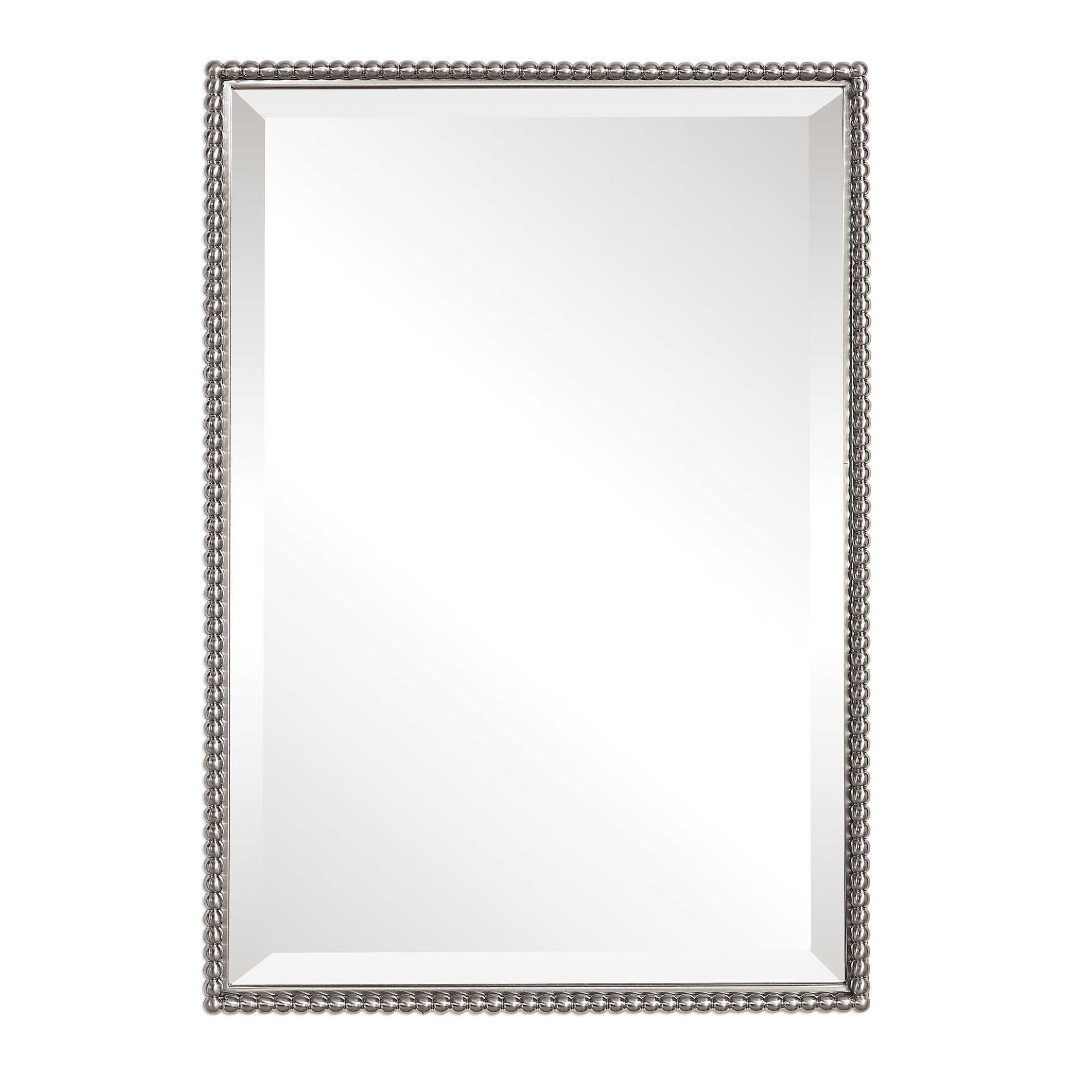 SHERISE BRUSHED NICKEL MIRROR - Remutear