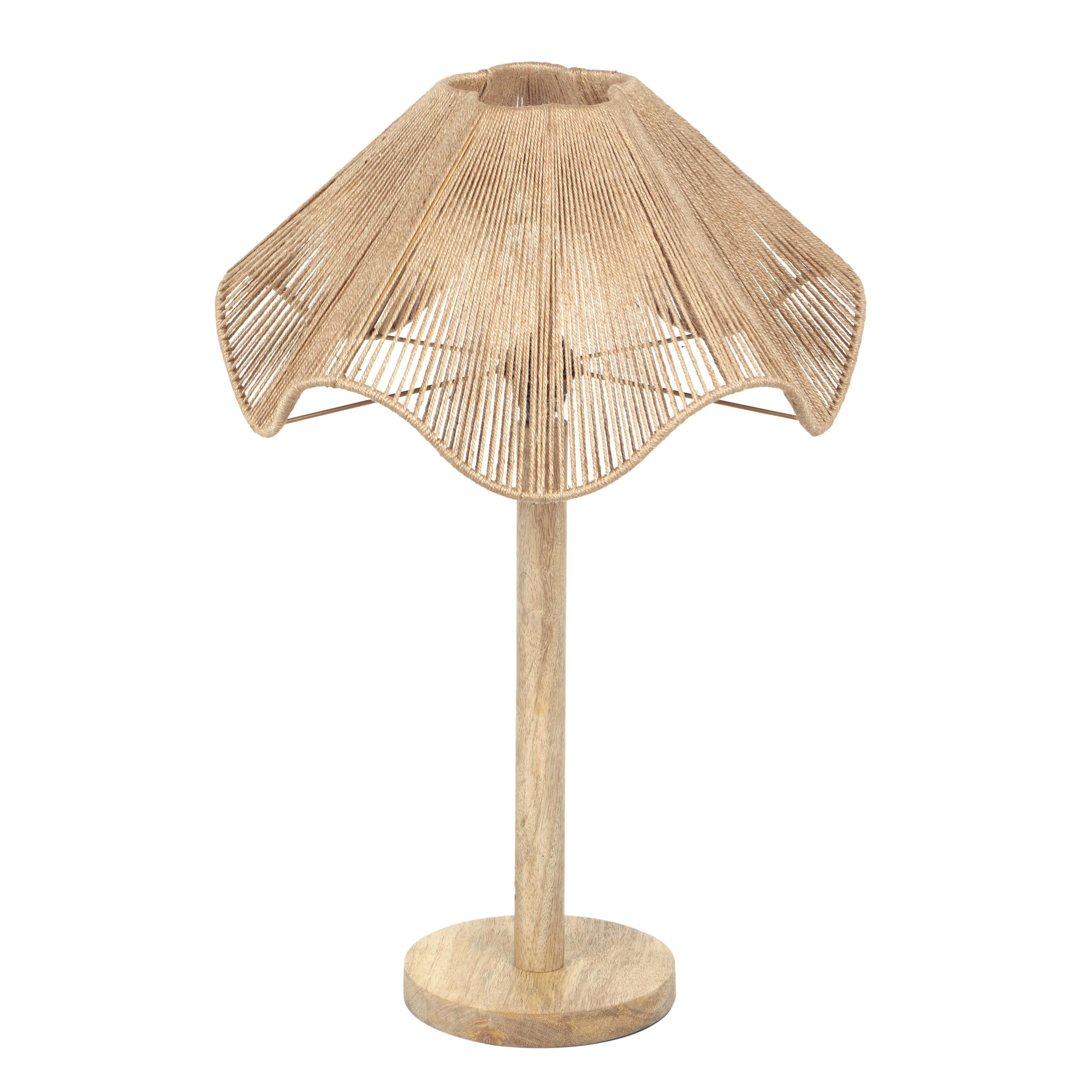 Jula Natural Jute Table Lamp - Remutear