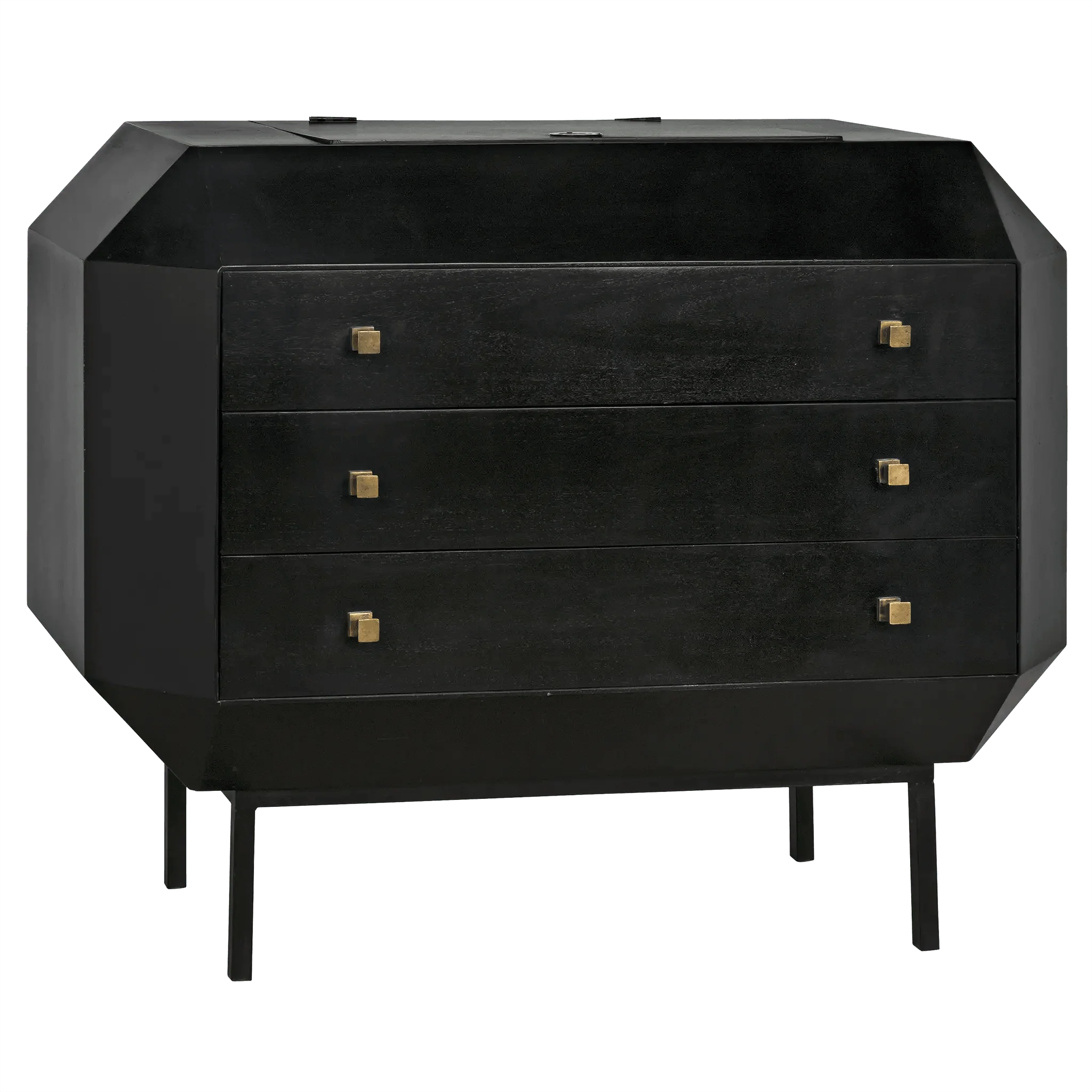 Rhiana Dresser, Hand Rubbed Black - Remutear