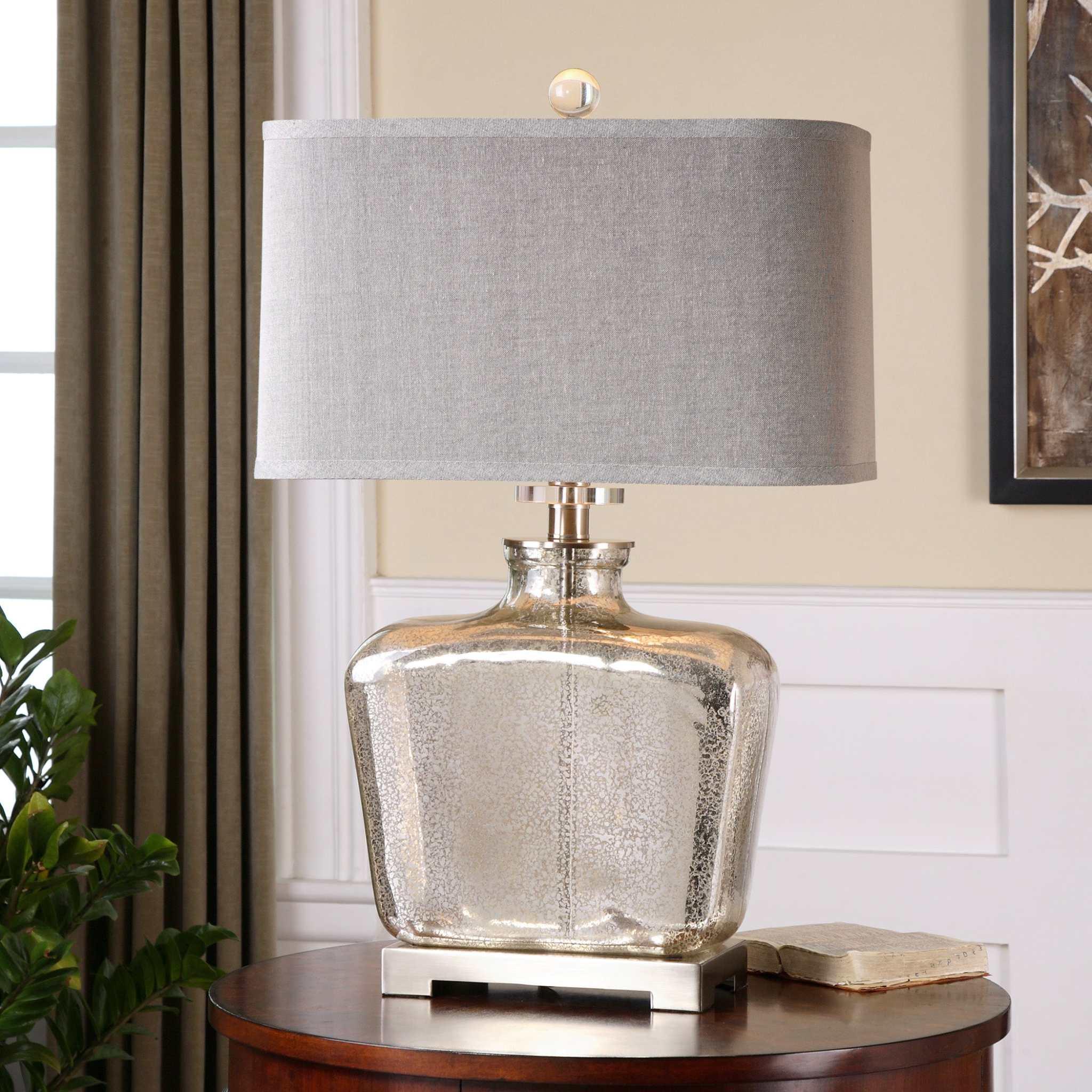 MOLINARA MERCURY GLASS TABLE LAMP - Remutear