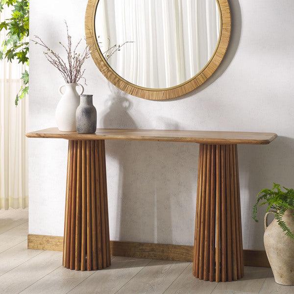 Penelope Wood Console Table - Remutear