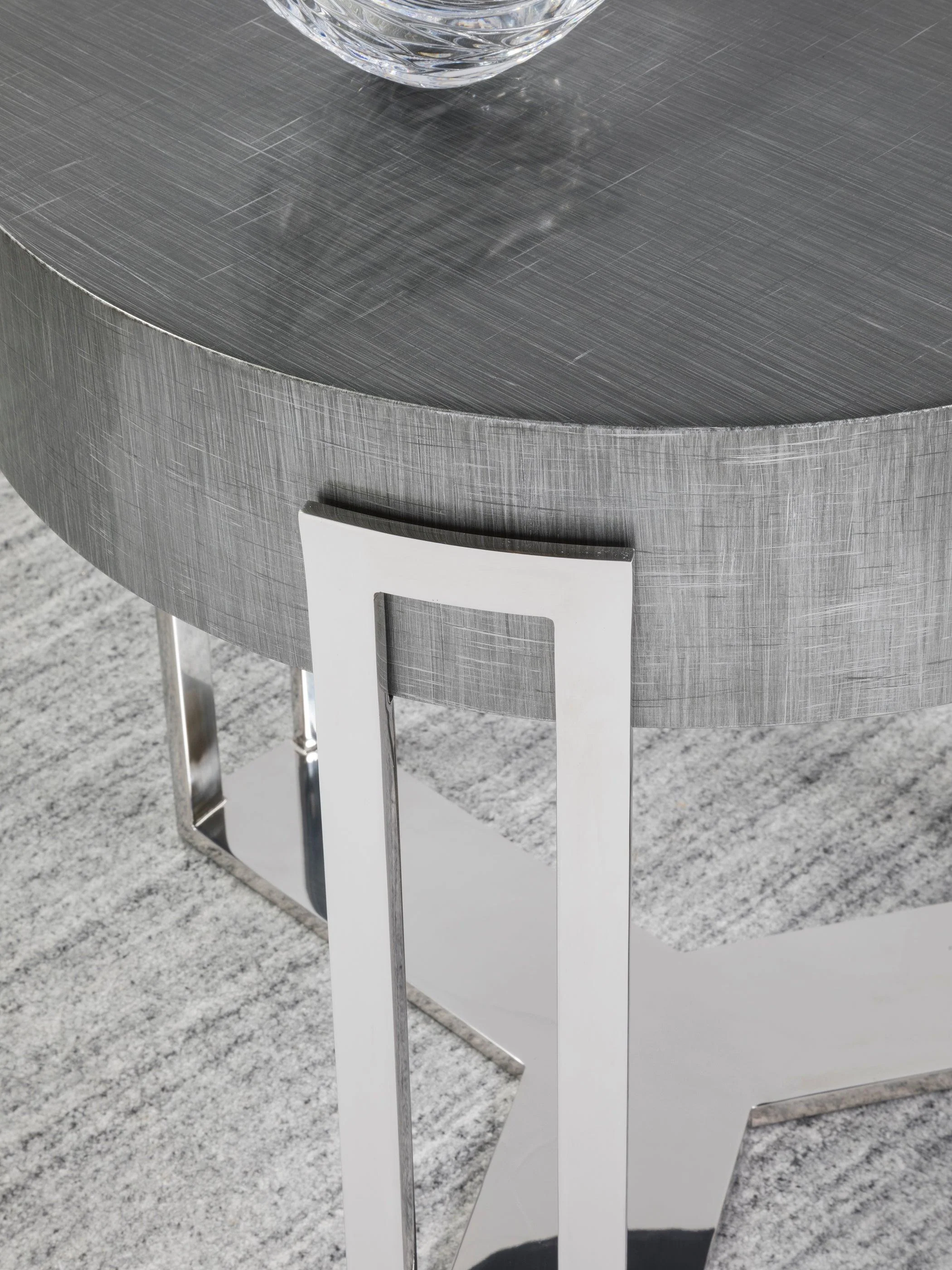 Signature Designs Iridium Round End Table - Remutear