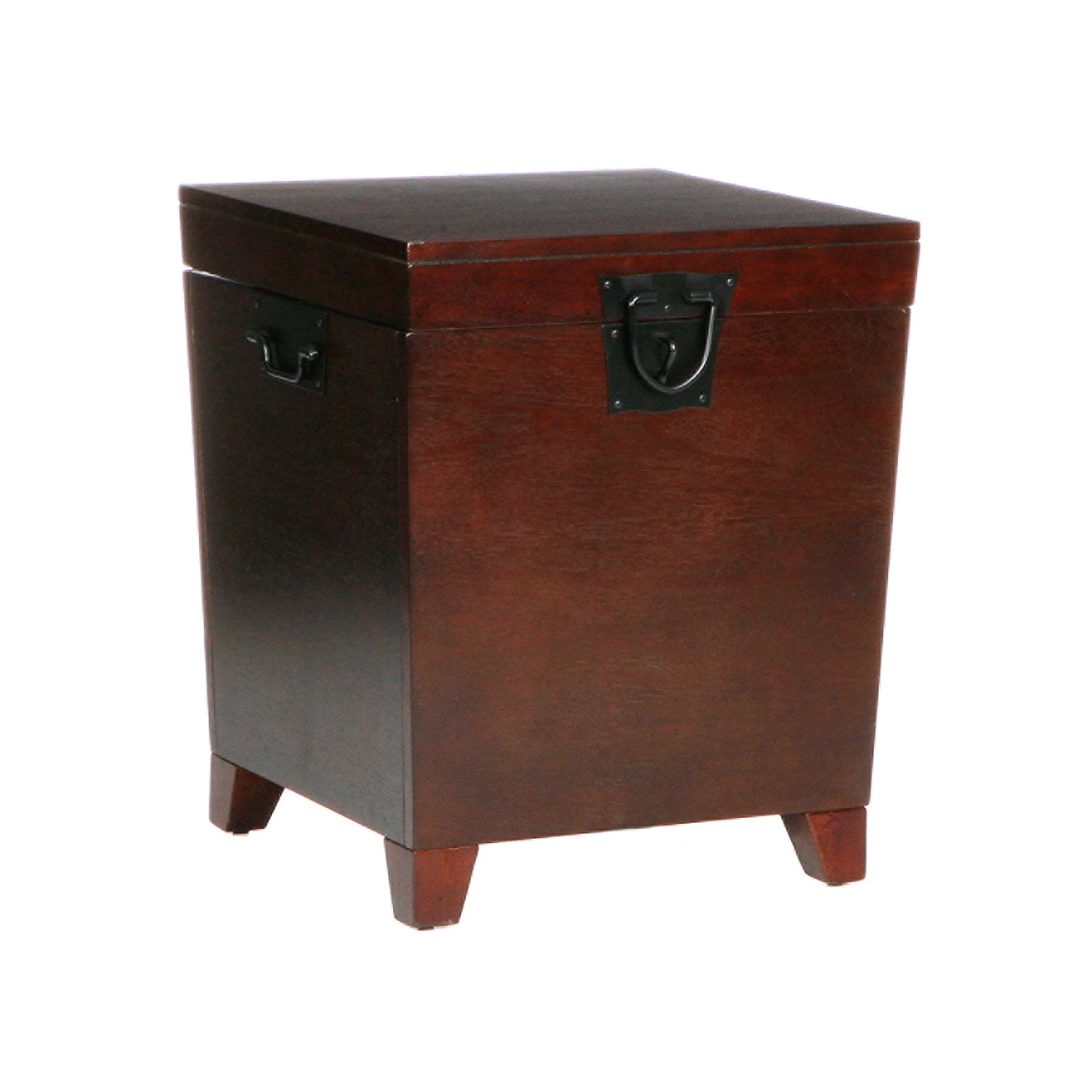 Pyramid Trunk End Table - Espresso - Remutear