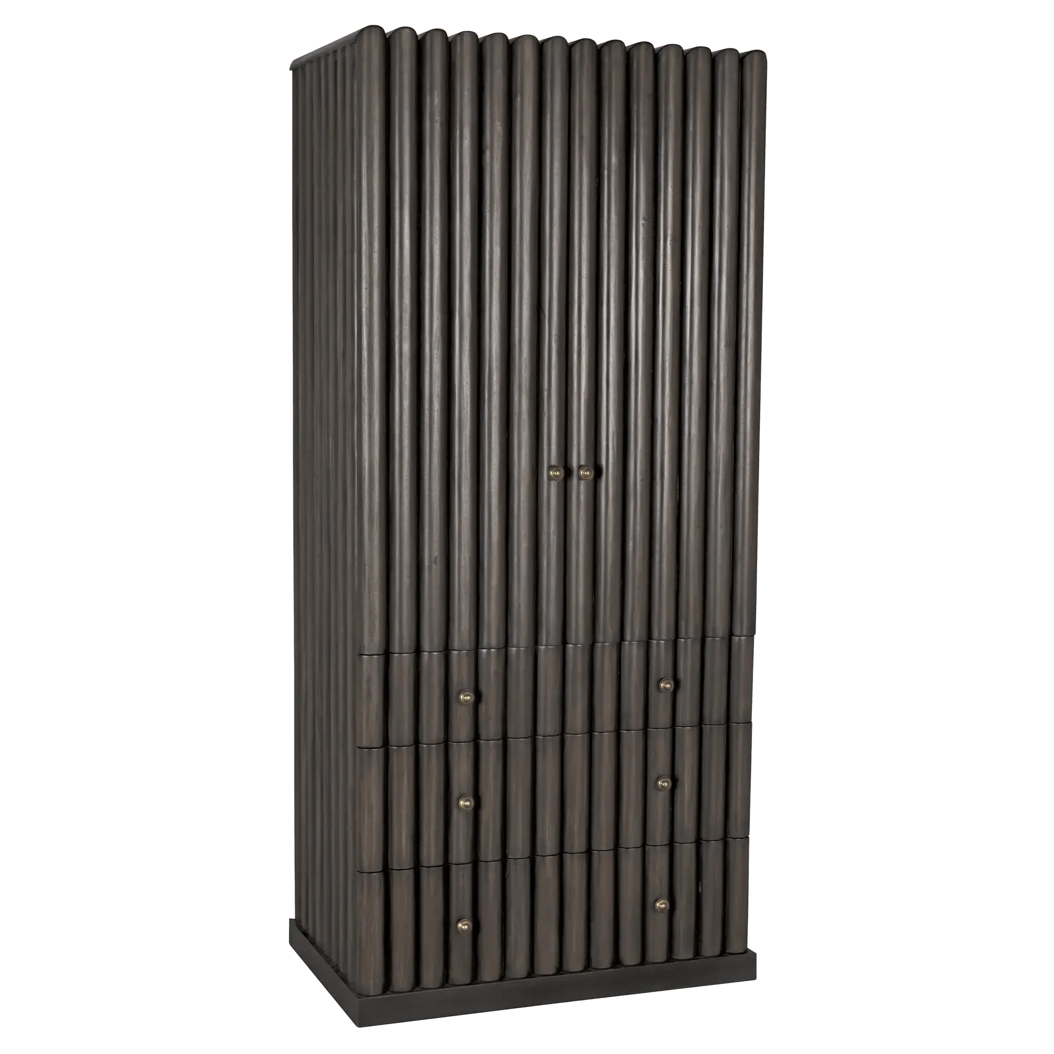 Amunet Hutch, Pale Rubbed with Light Brown Trim - Remutear