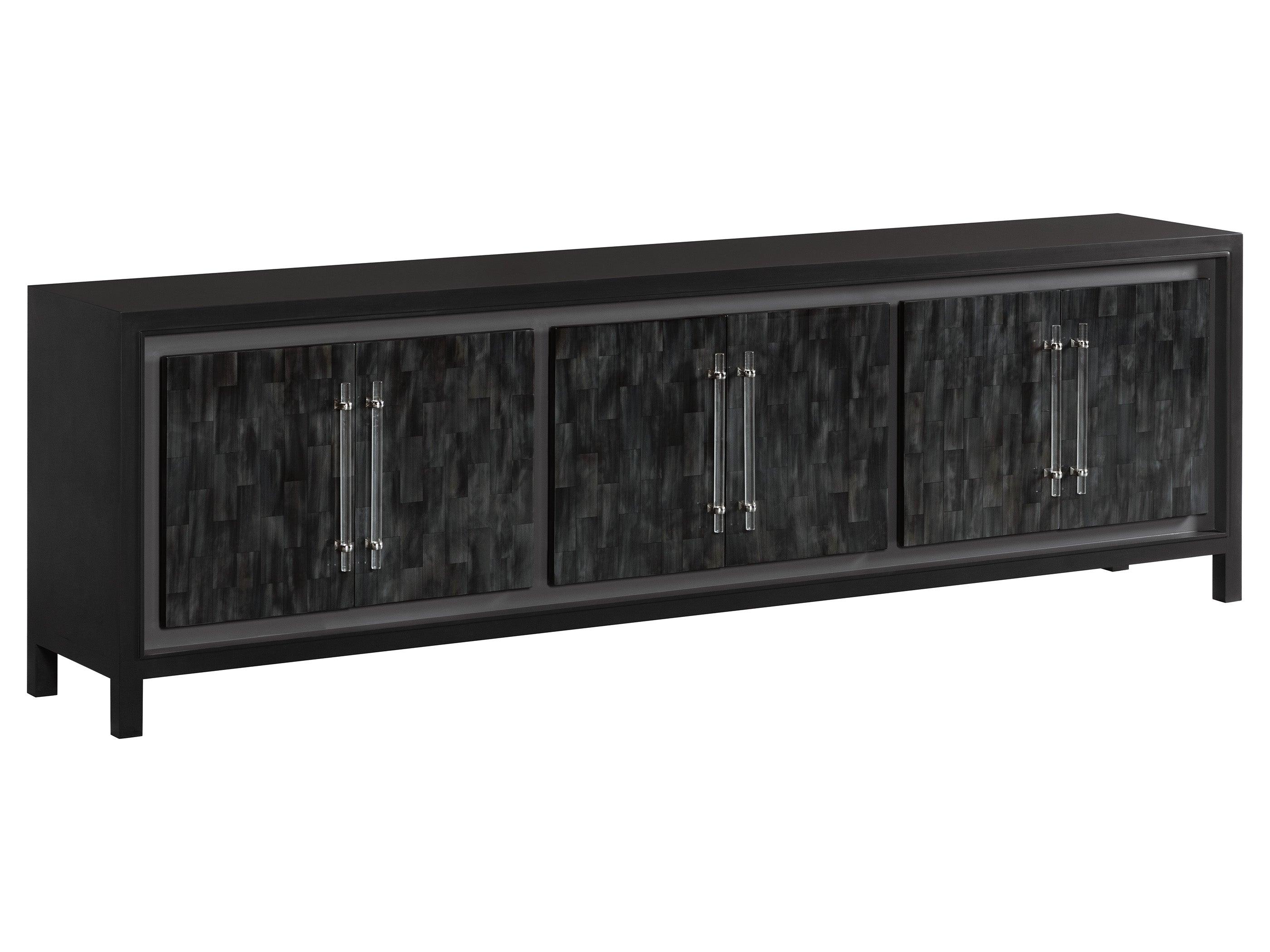 Signature Designs Elation Gray Long Media Console - Remutear