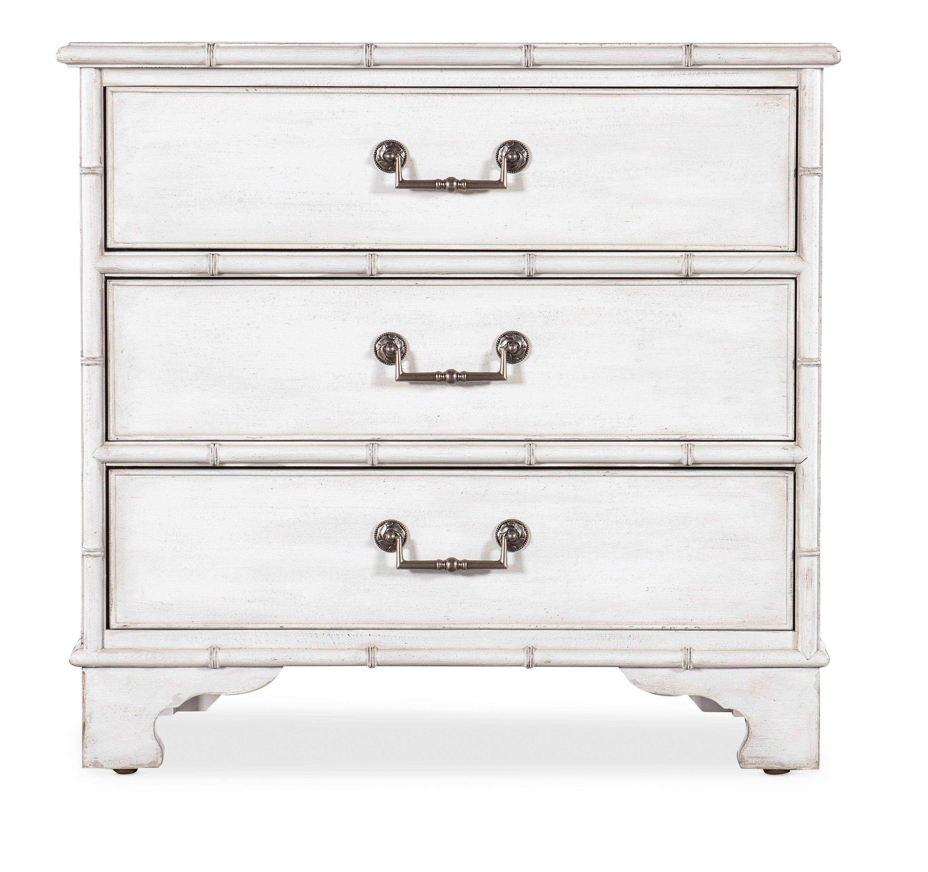 Charleston Three-Drawer Nightstand - Remutear
