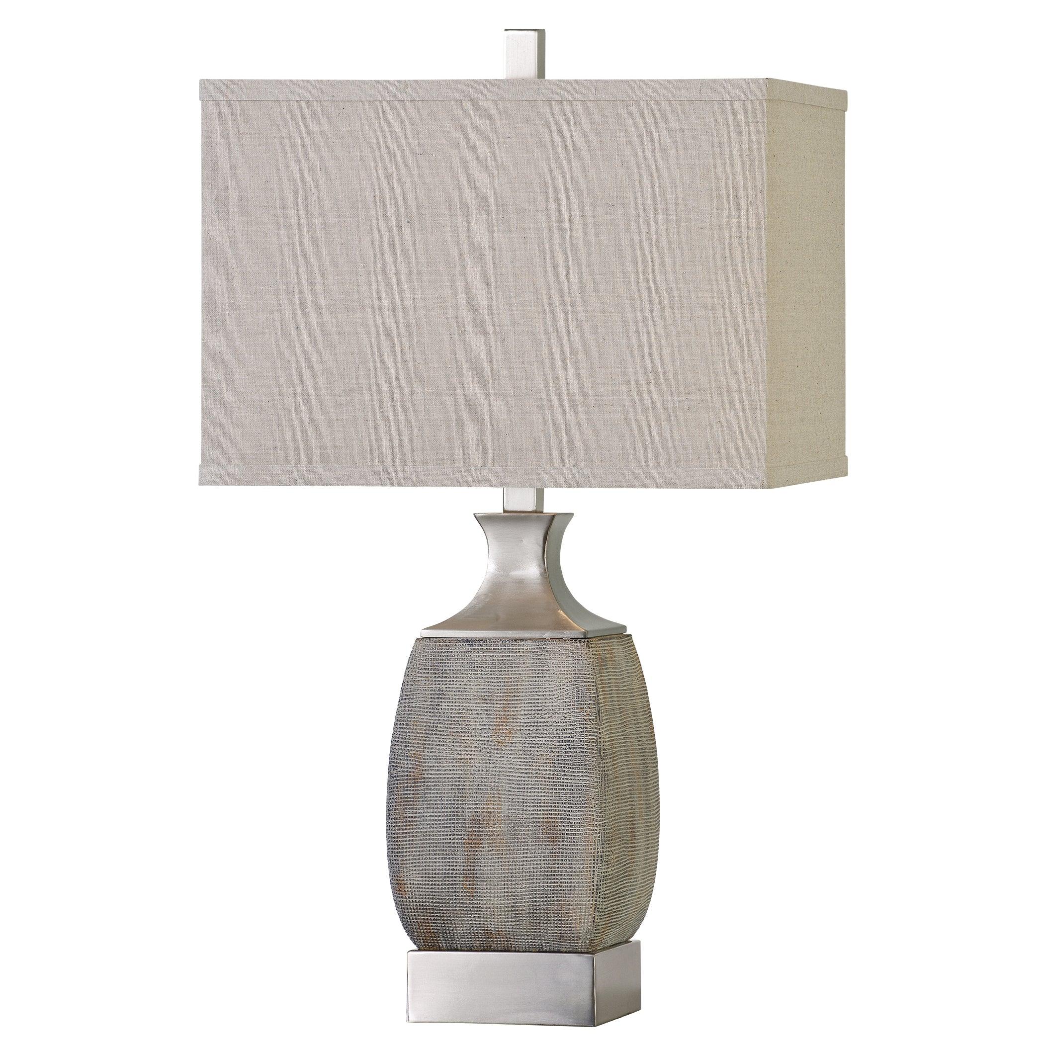 CAFFARO RUST BRONZE TABLE LAMP - Remutear