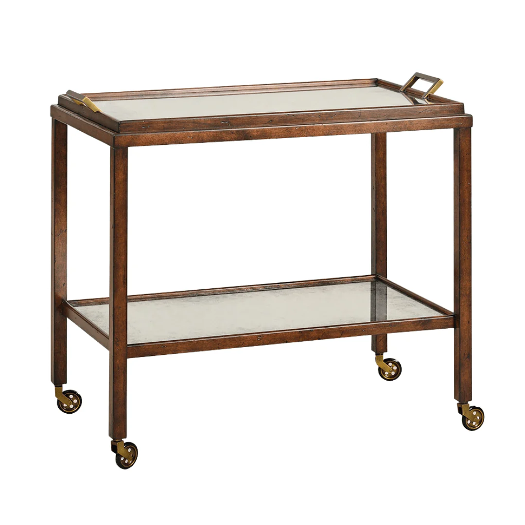 Alameda Eglomise Serving Cart - Remutear