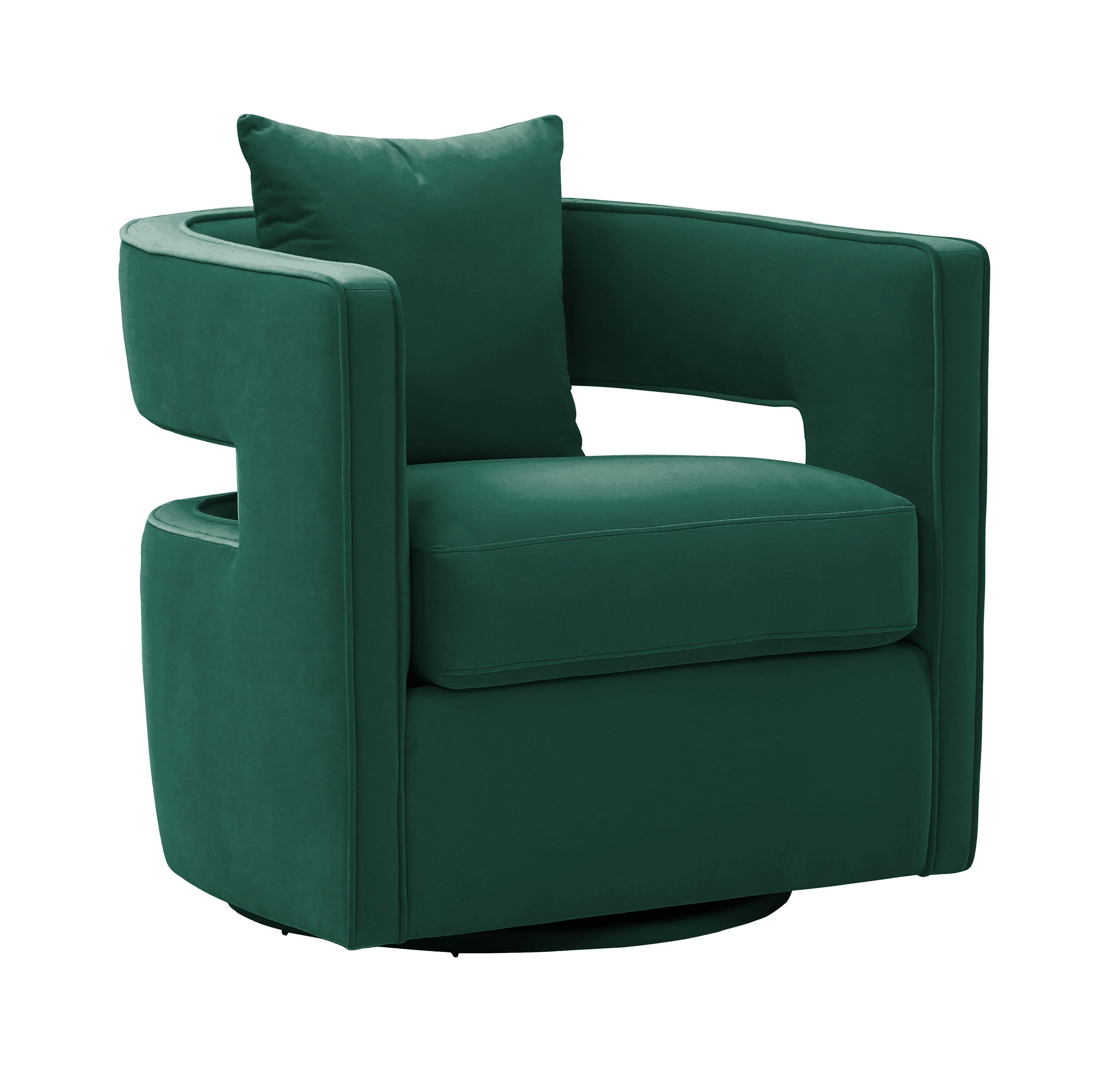 Kennedy Forest Green Swivel Chair - Remutear