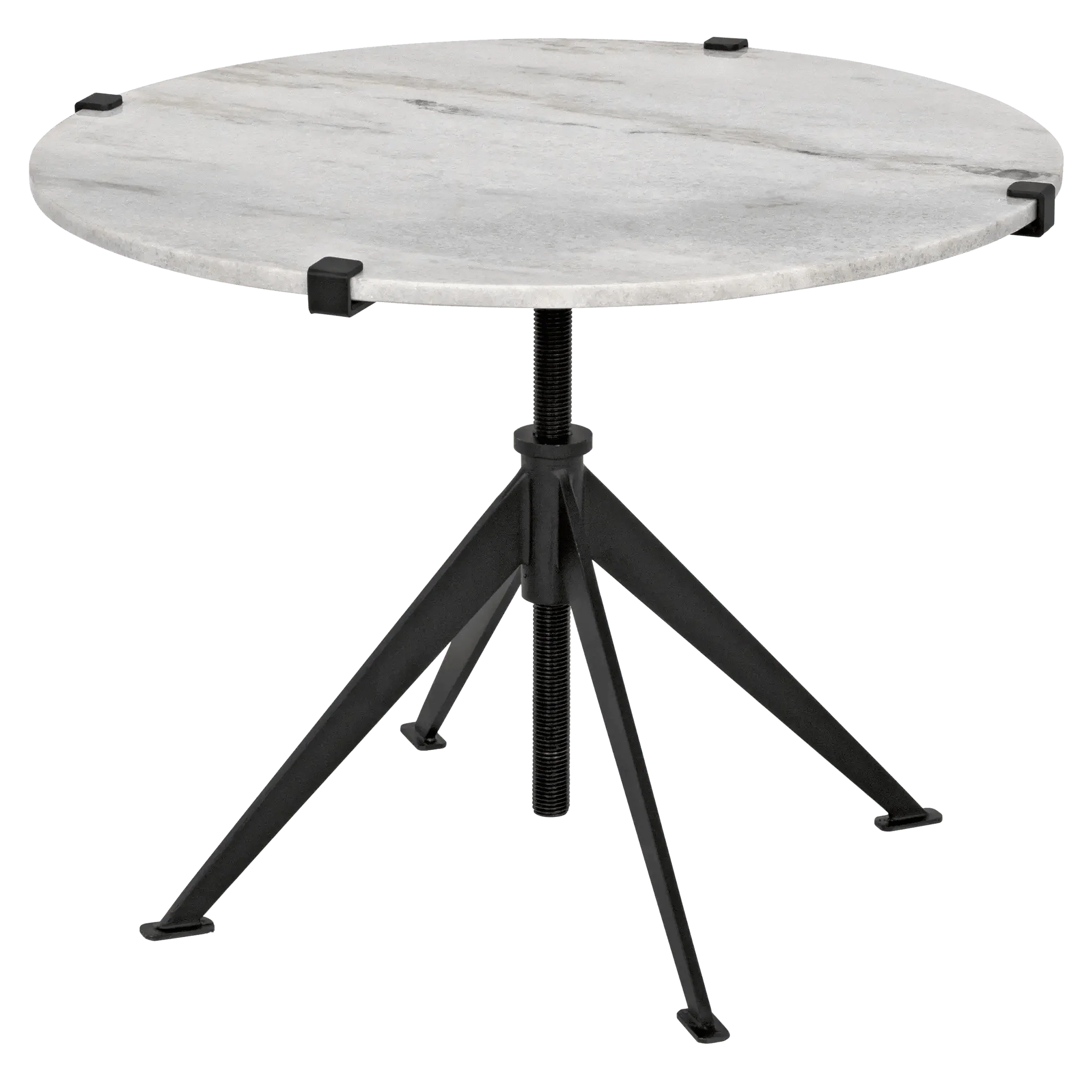 Edith Adjustable Side Table,  - Matte Black - Remutear