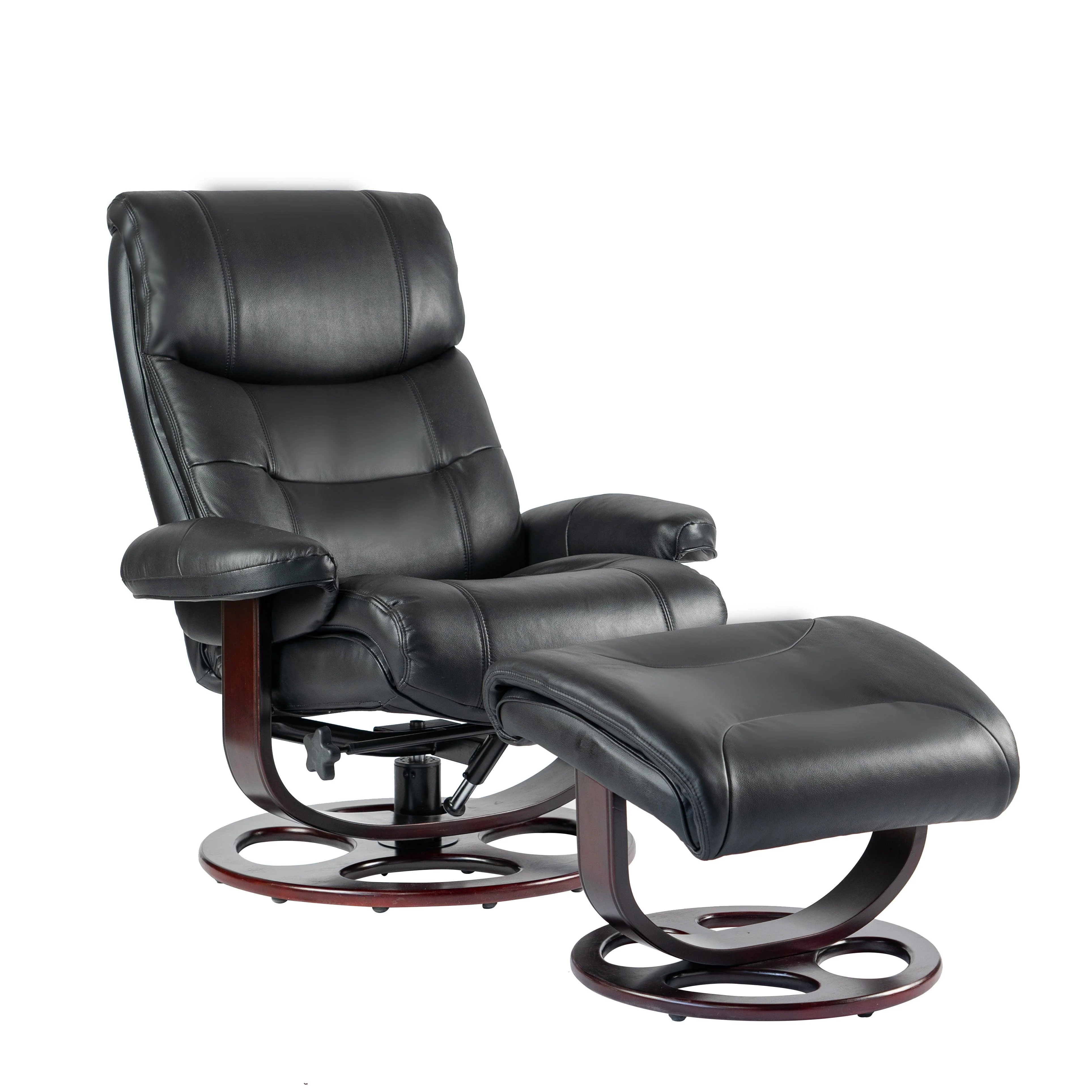 Dawson Swivel Pedestal Recliner w/Ottoman - Remutear