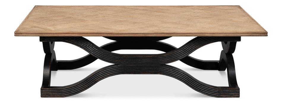 Wavy Coffee Table - Antique Black - Remutear