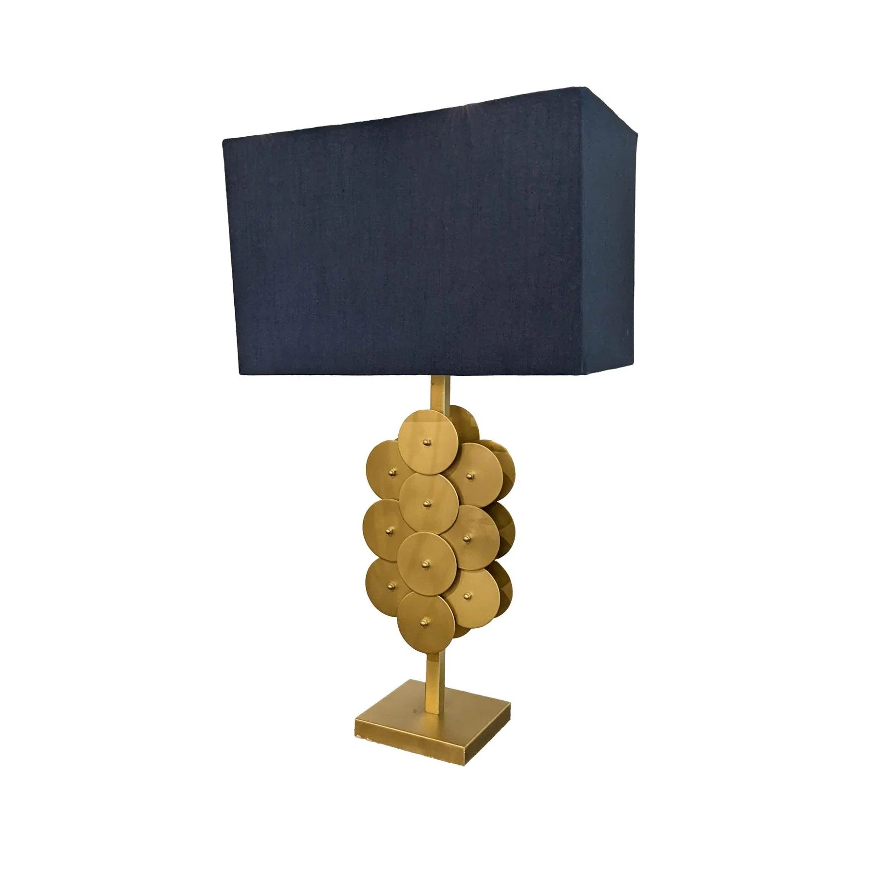 Skye Brass Disc Lamp - Remutear