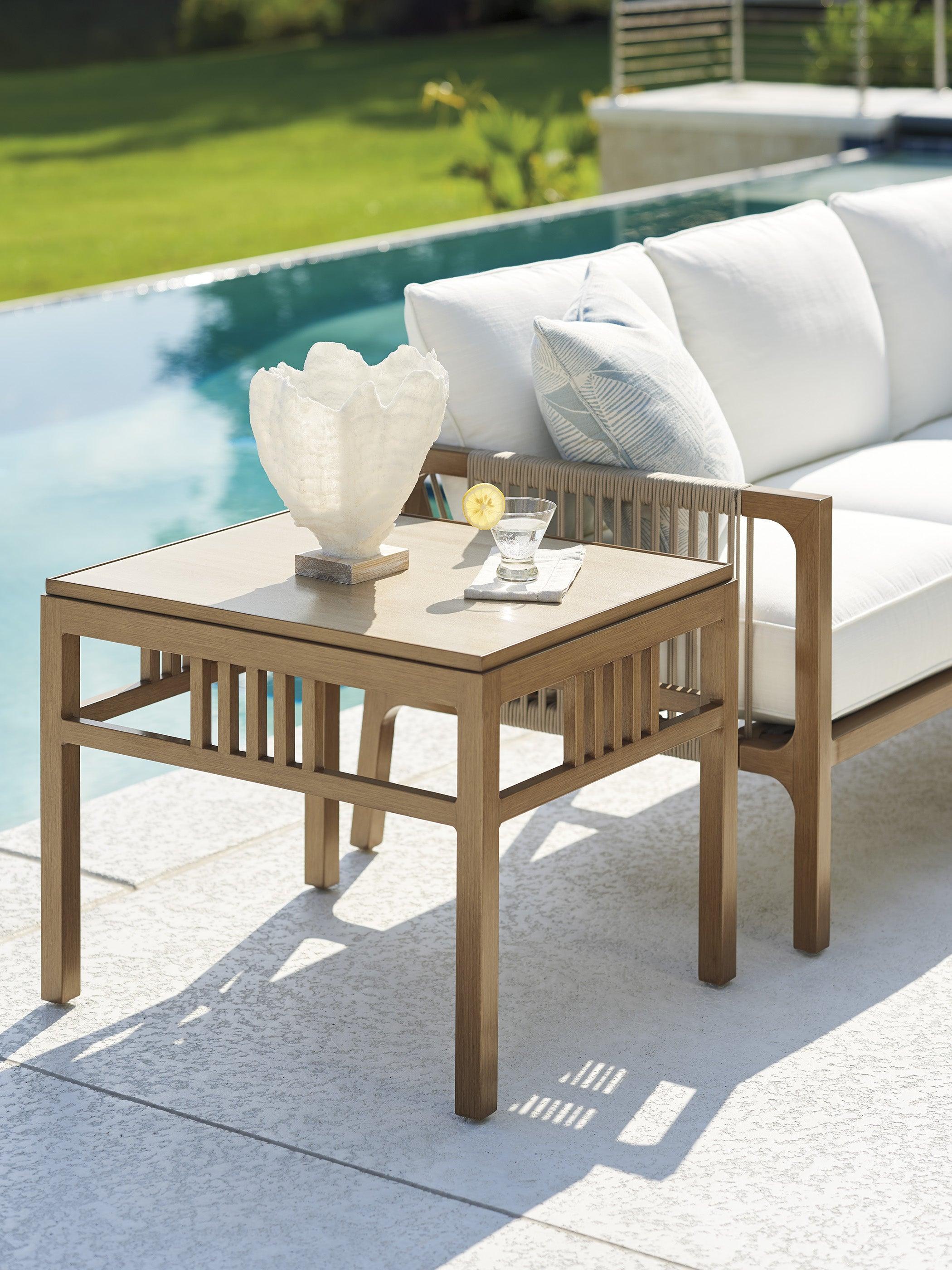 St Tropez Rectangular End Table - Remutear