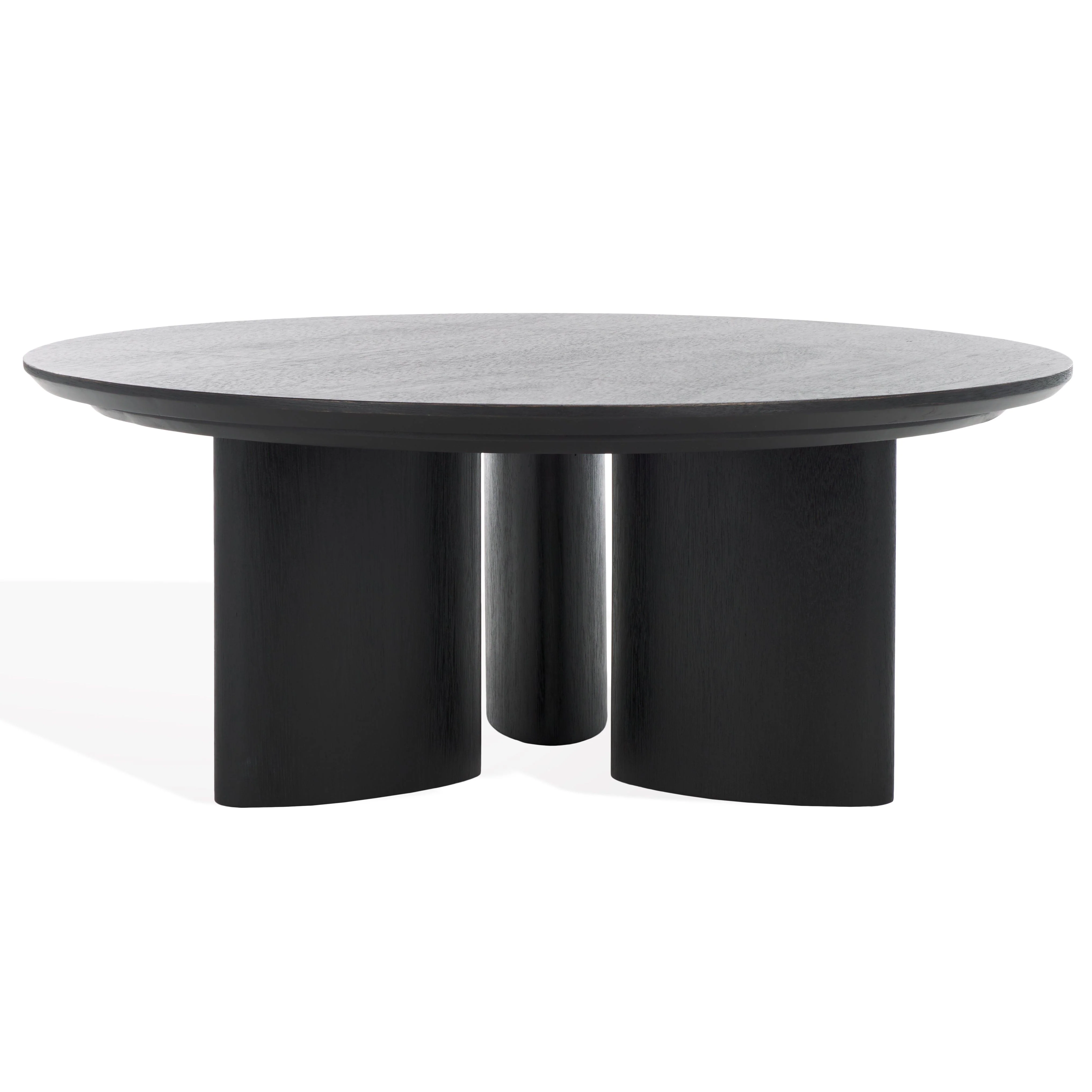 Barnard Round Wood Coffee Table - Remutear