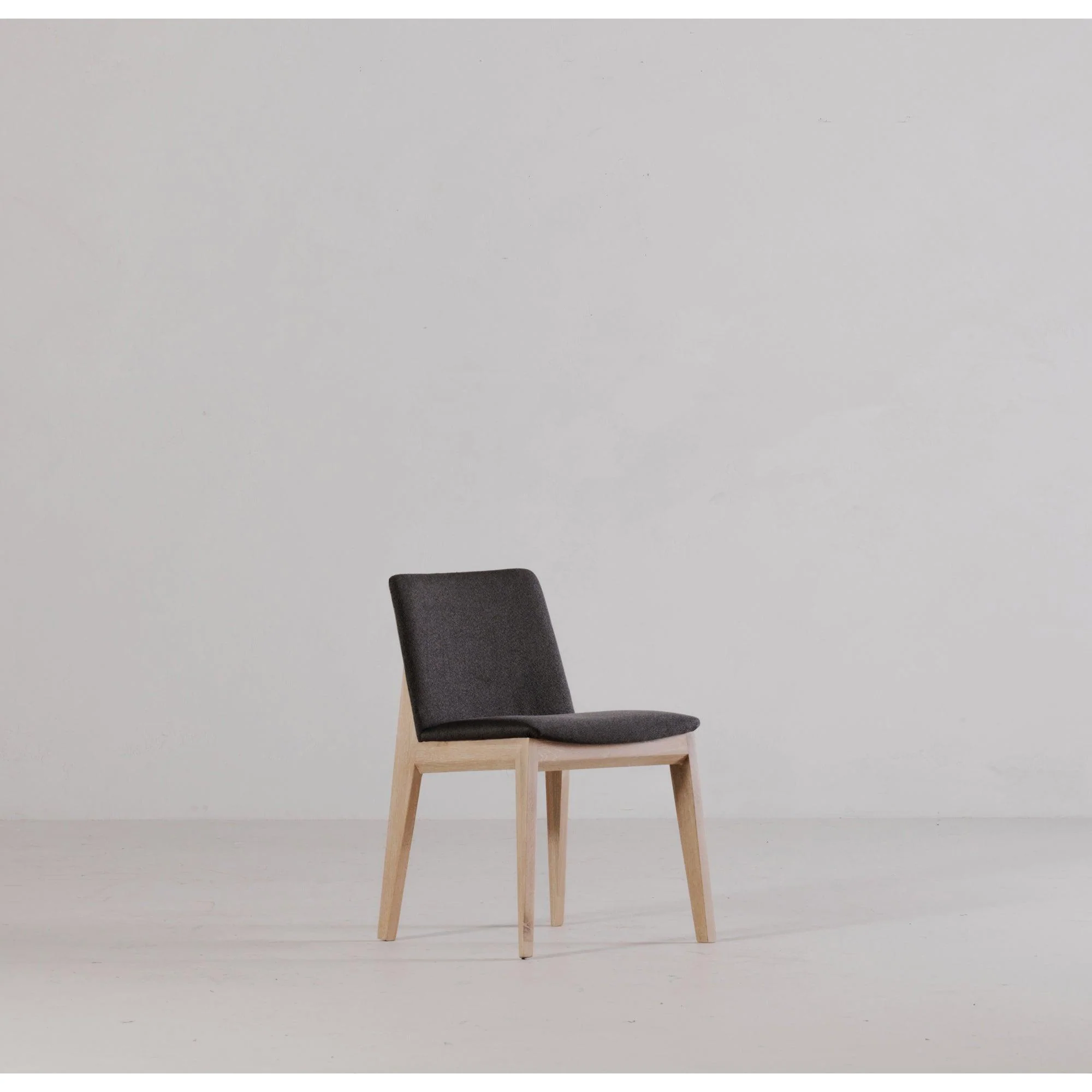 Deco Oak Dining Chair Dark Grey - Set Of Two - Remutear