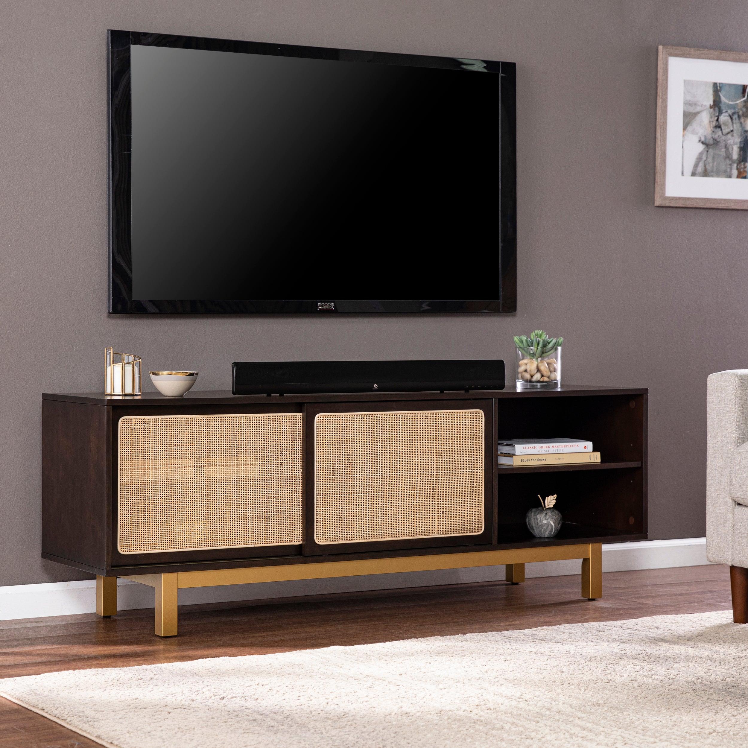 Carondale Sliding Door Media Stand - Remutear