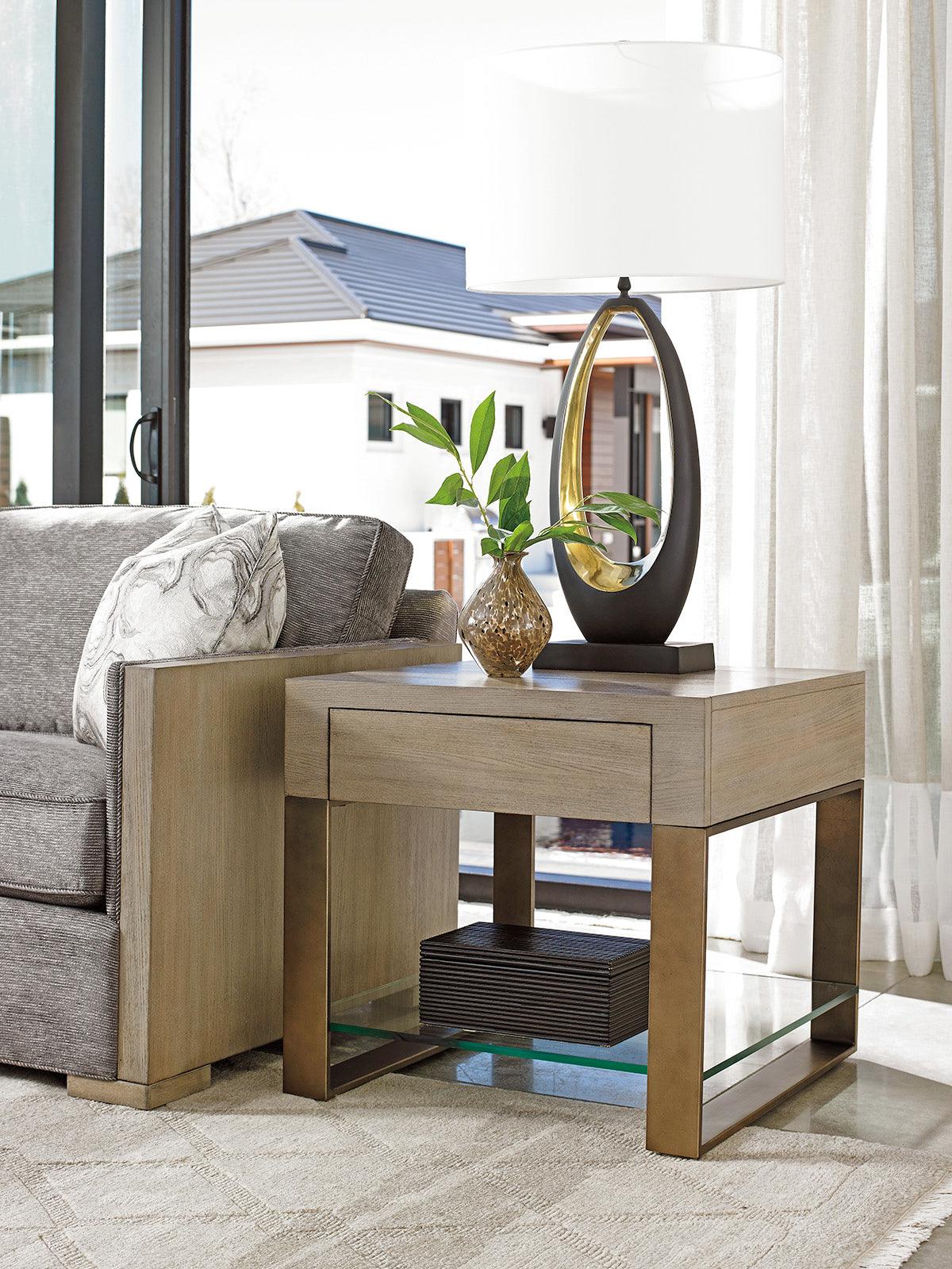 Shadow Play Empire Square End Table - Remutear