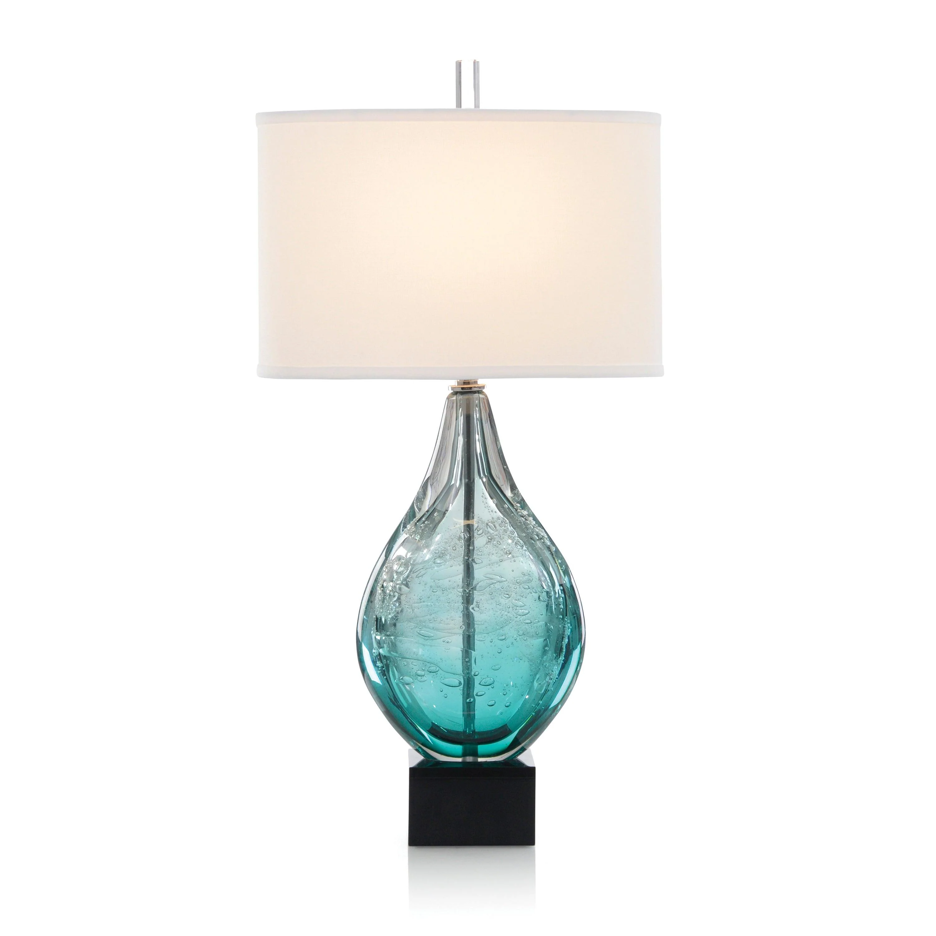 Light Azure Art Glass Table Lamp - Remutear